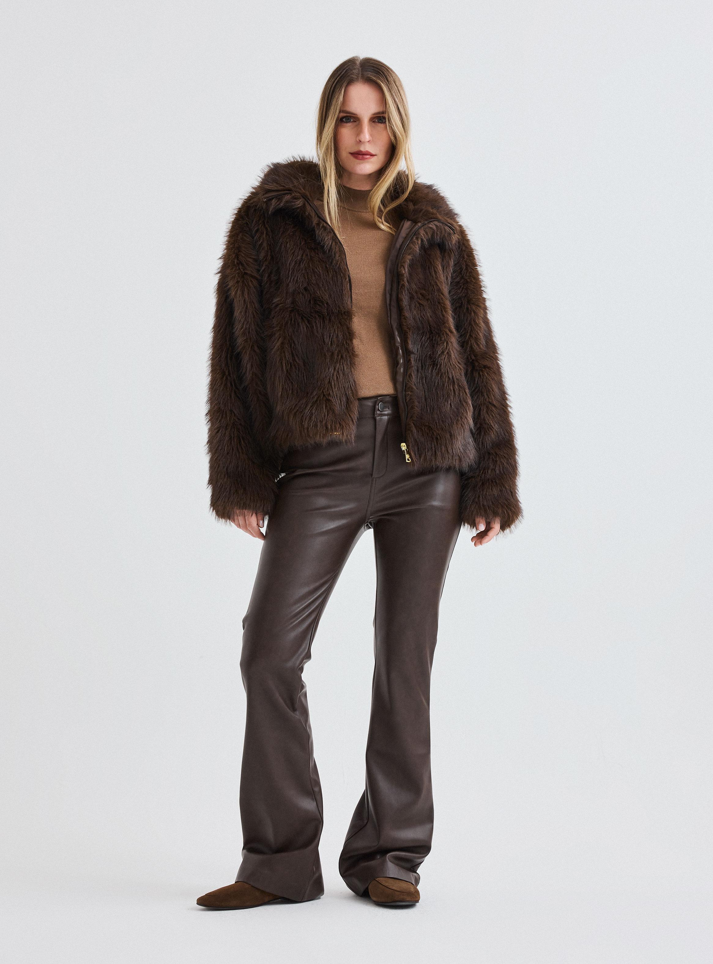 Chaqueta de Pelo Largo y Cierre-4