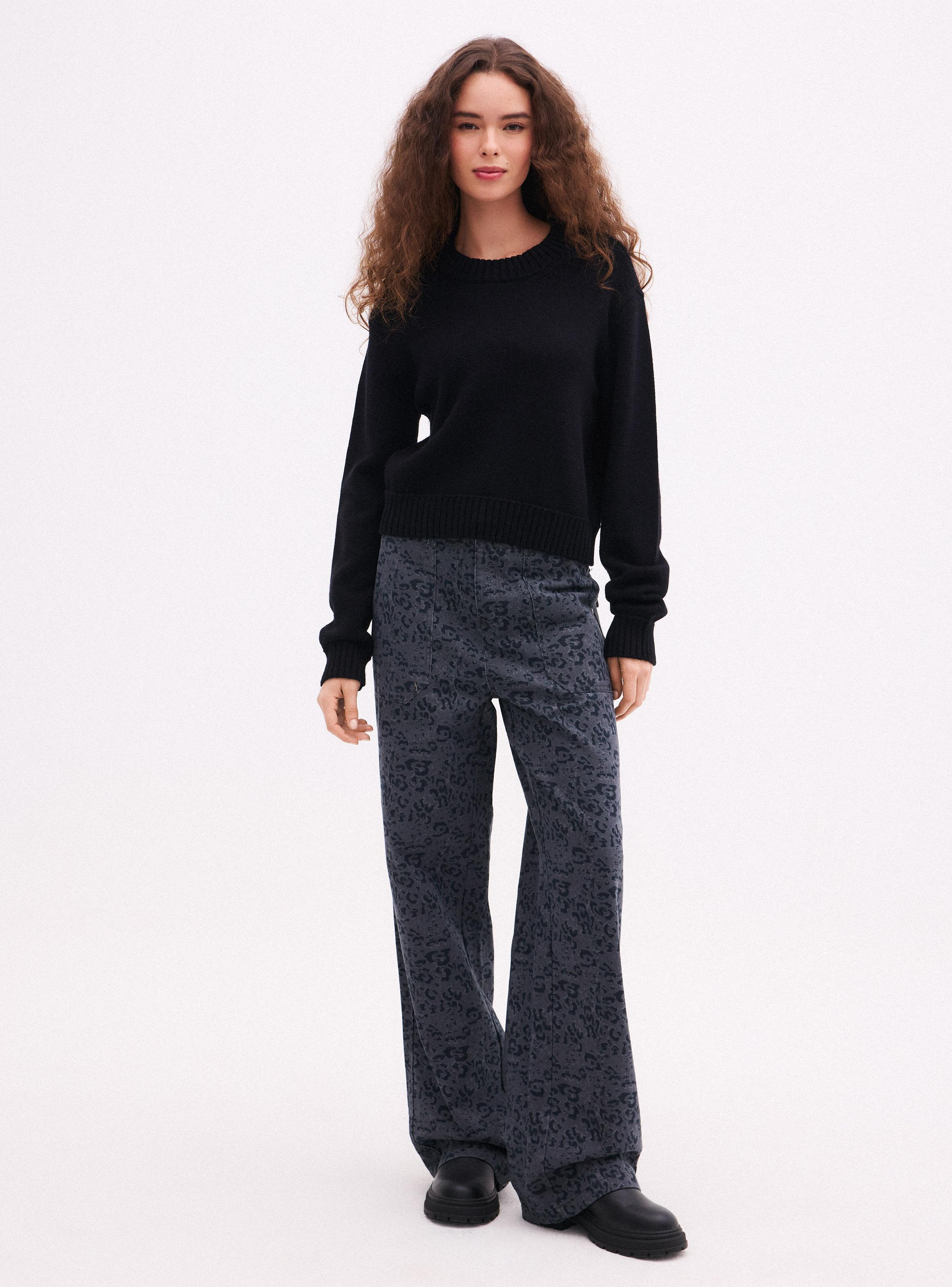 Pantalón Flare Animal Print-4