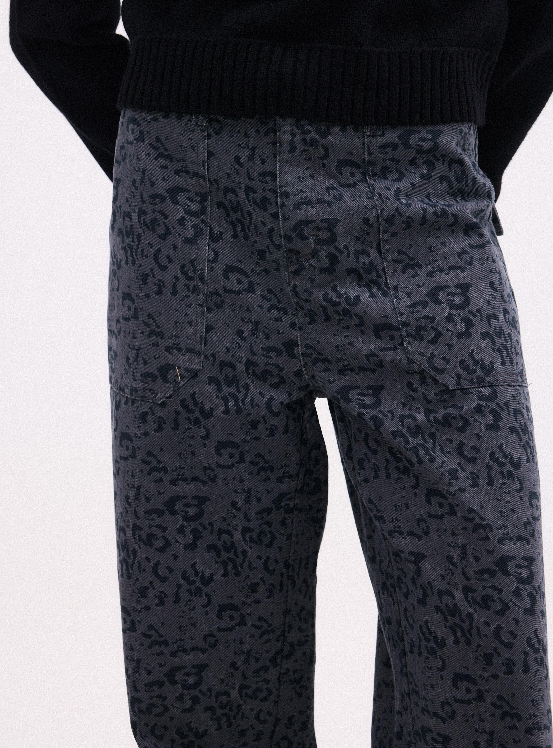 Pantalón Flare Animal Print-2