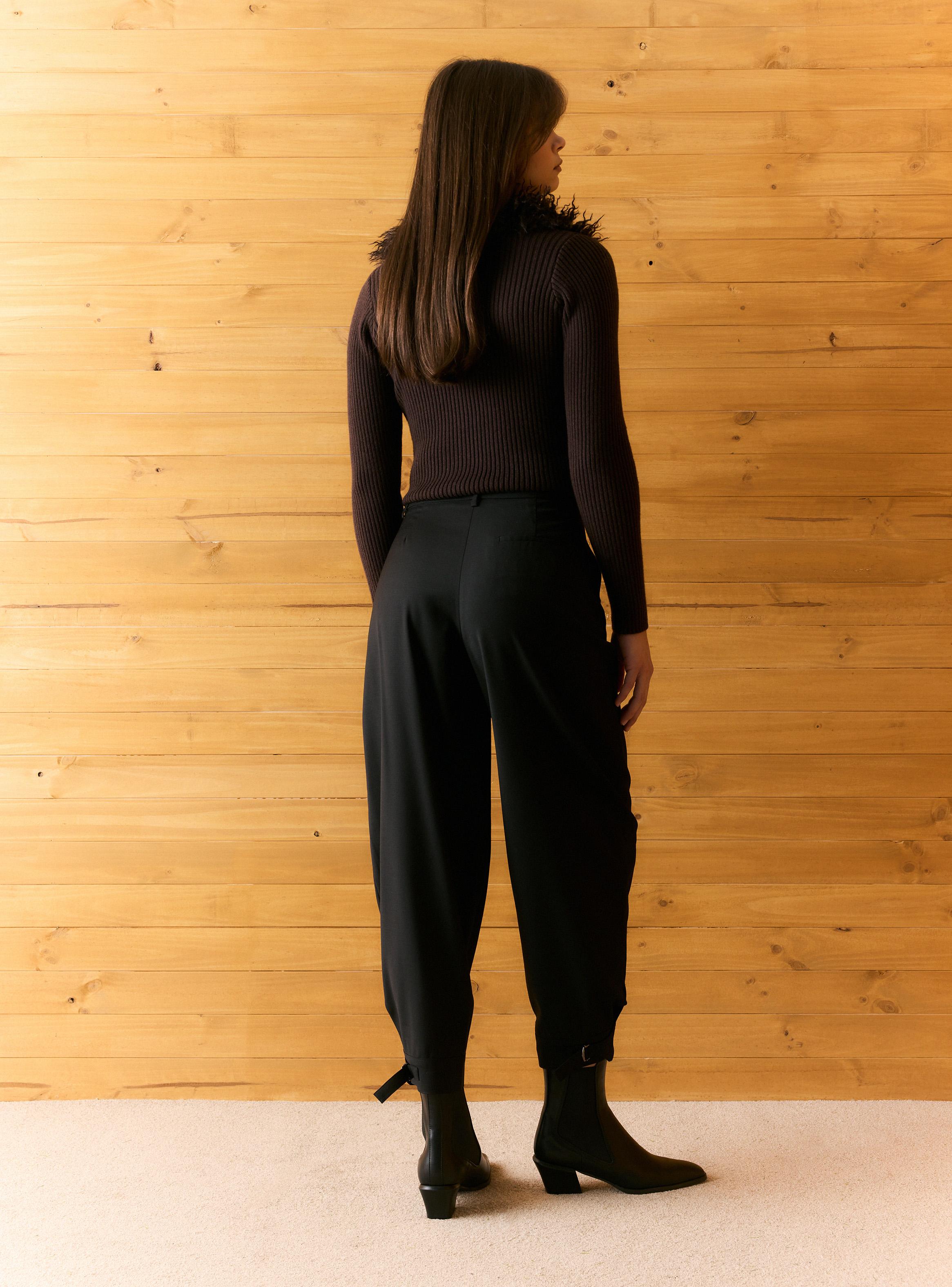 Pantalón Sastrero Tiro Alto Barrel-5