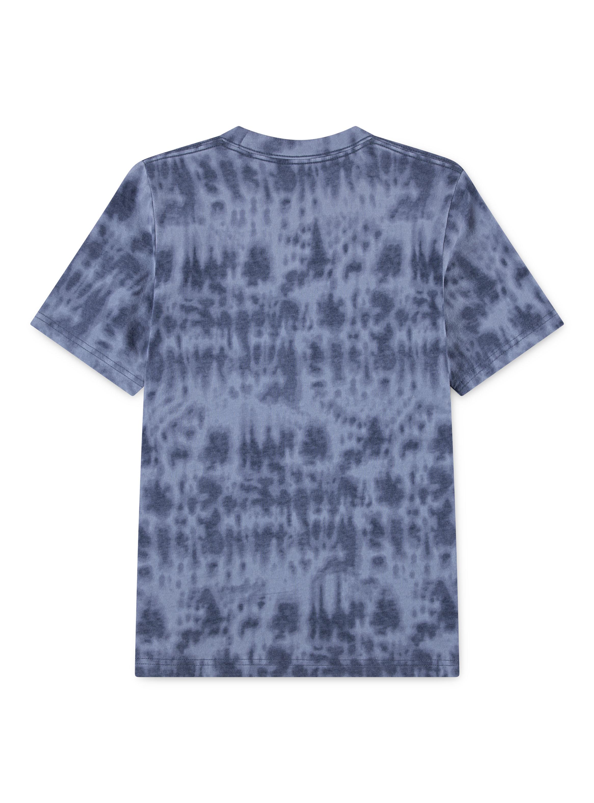 Polera Manga Corta Bleach Tie Dye Logo Niño-4