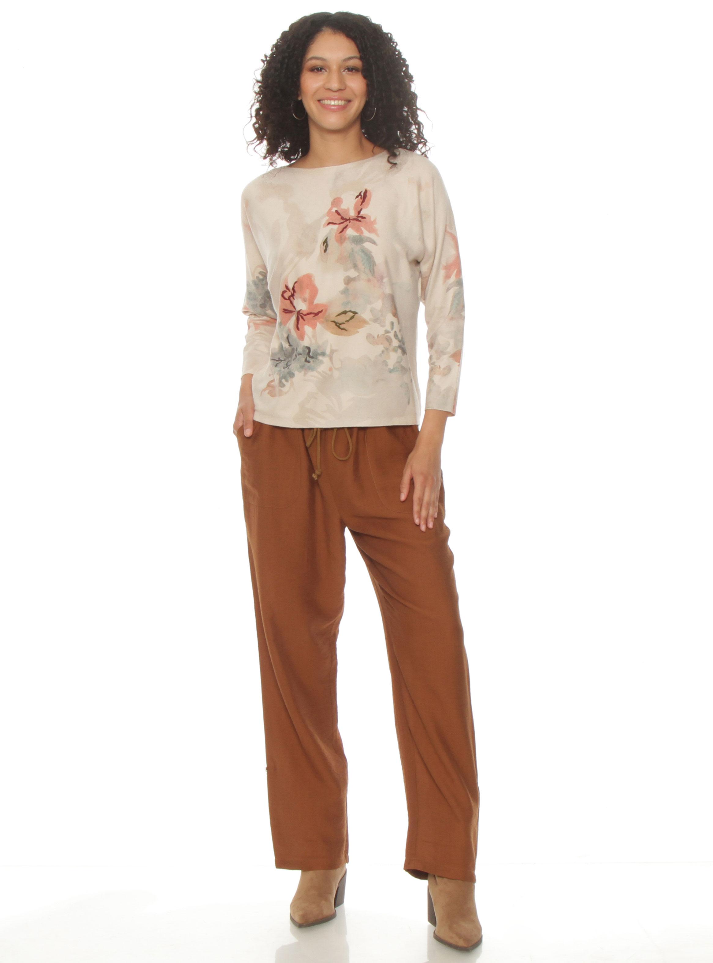 Sweater Manga 3/4 Sublimado Escote Redondo-3