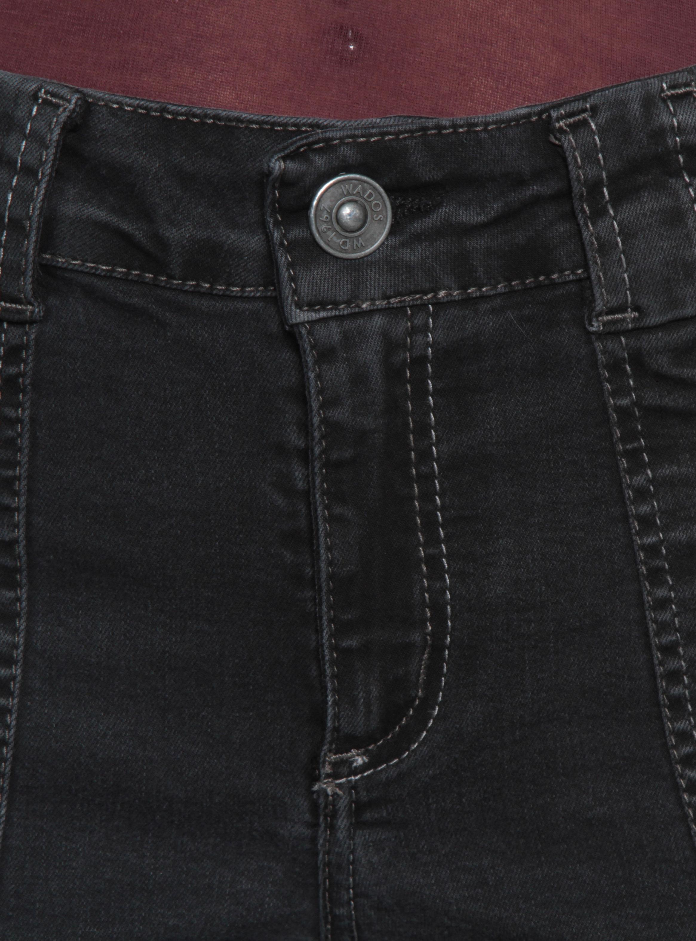 Jeans Wide Cargo Tiro Medio Pretina Básica un Botón Jn3-2