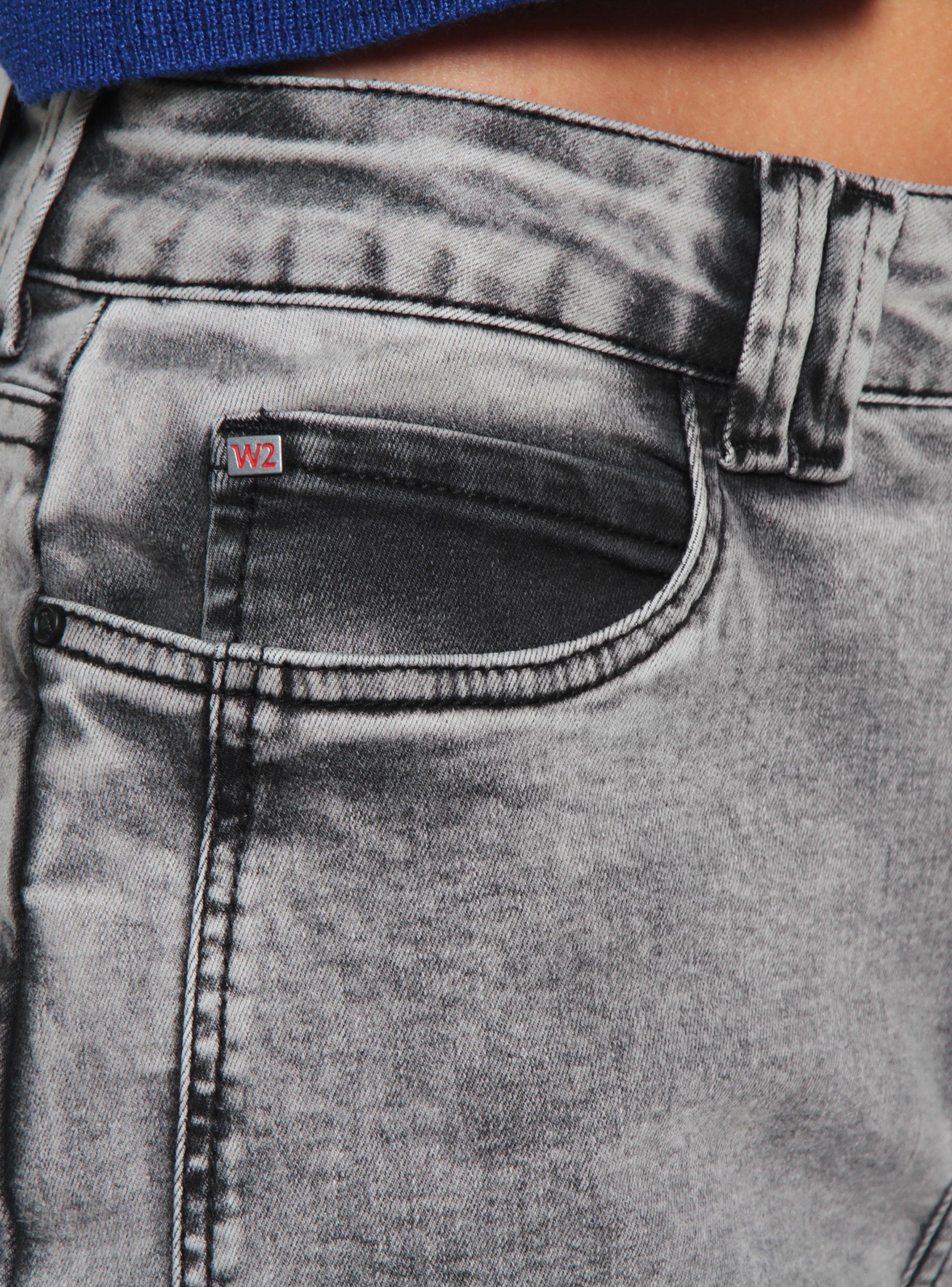 Jeans Wide Tiro Medio Pretina Básica 1 Botón 358-2