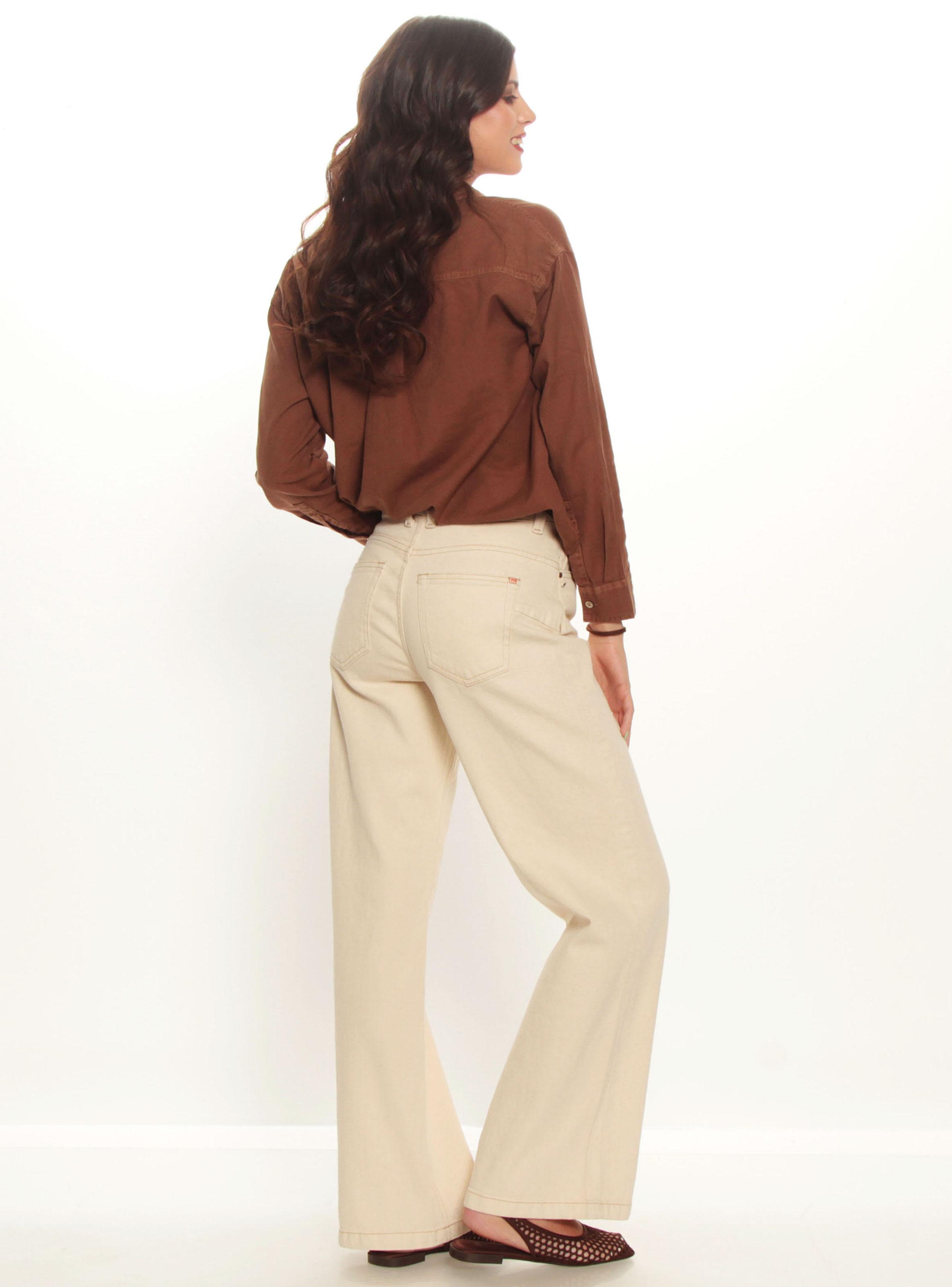 Jeans Recto Tiro Alto con Pretina Básica Jc3-4