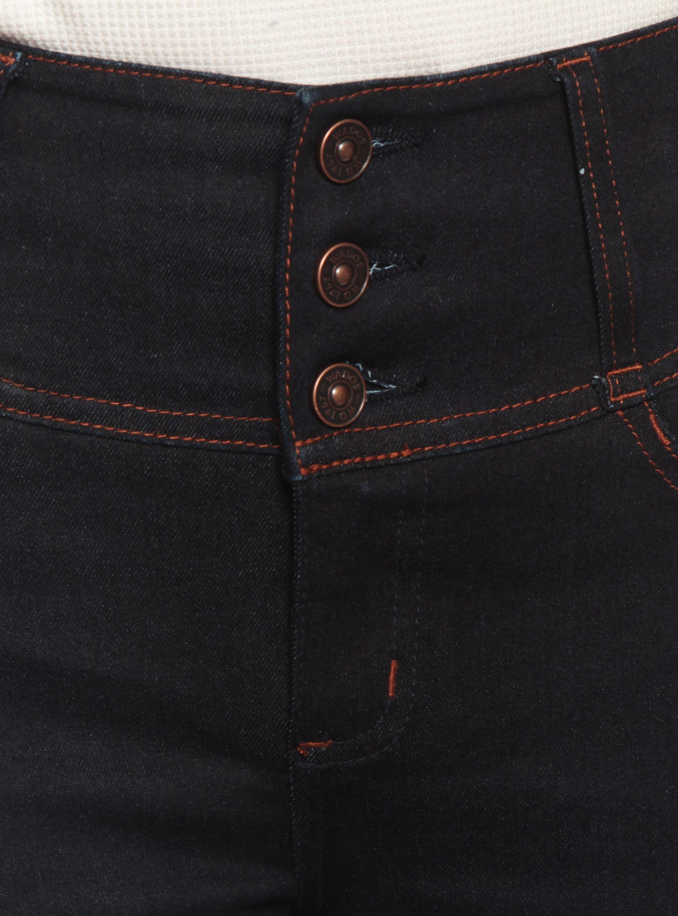 Jeans Escultural Recto Tiro Alto Pretina Alta 3 Botones-2