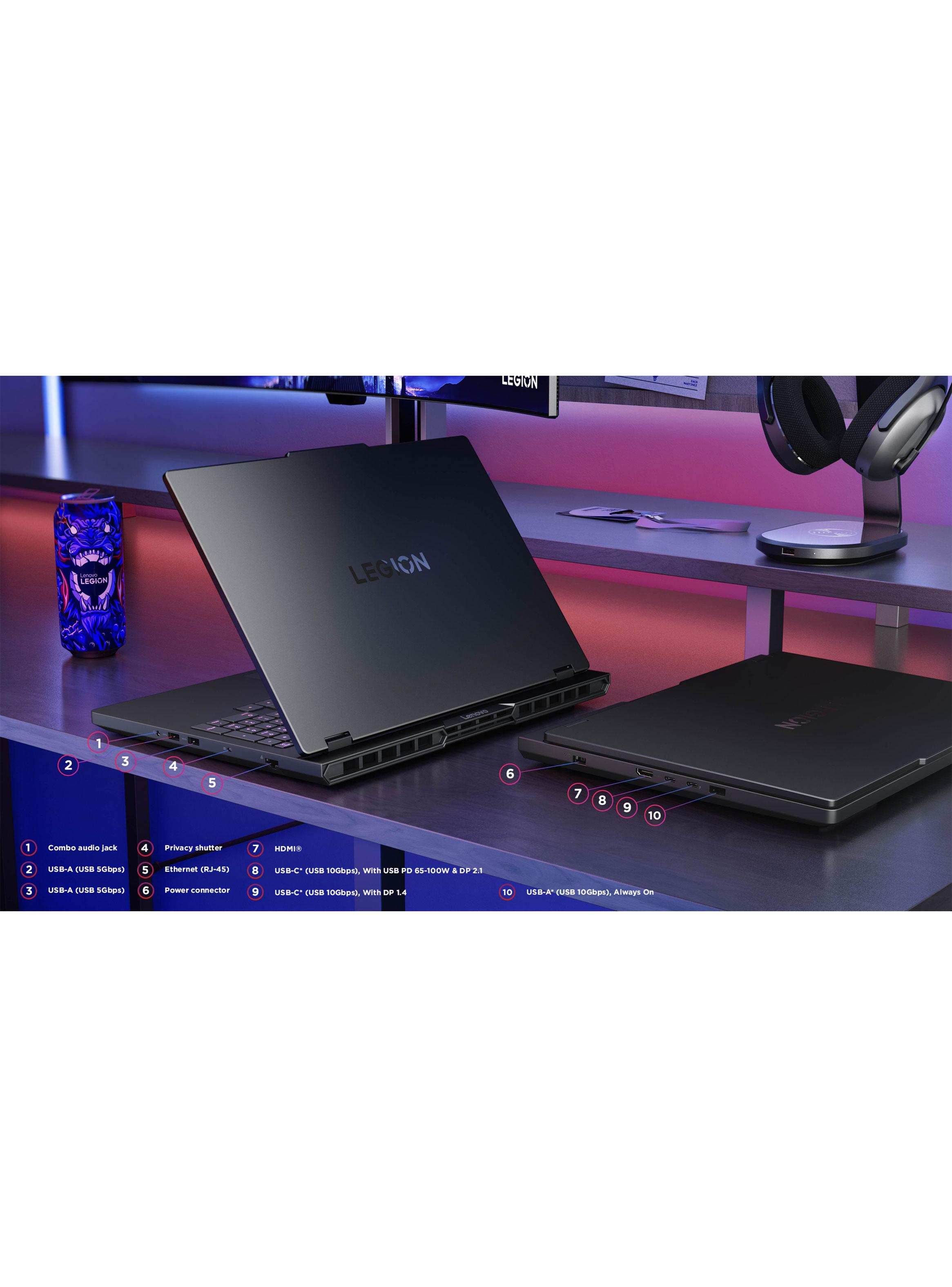 Notebook Gamer Legion Pro 5 i9-14900HX 32GB 1TB RTX5070 8GB 16'' WQXGA 240Hz-8