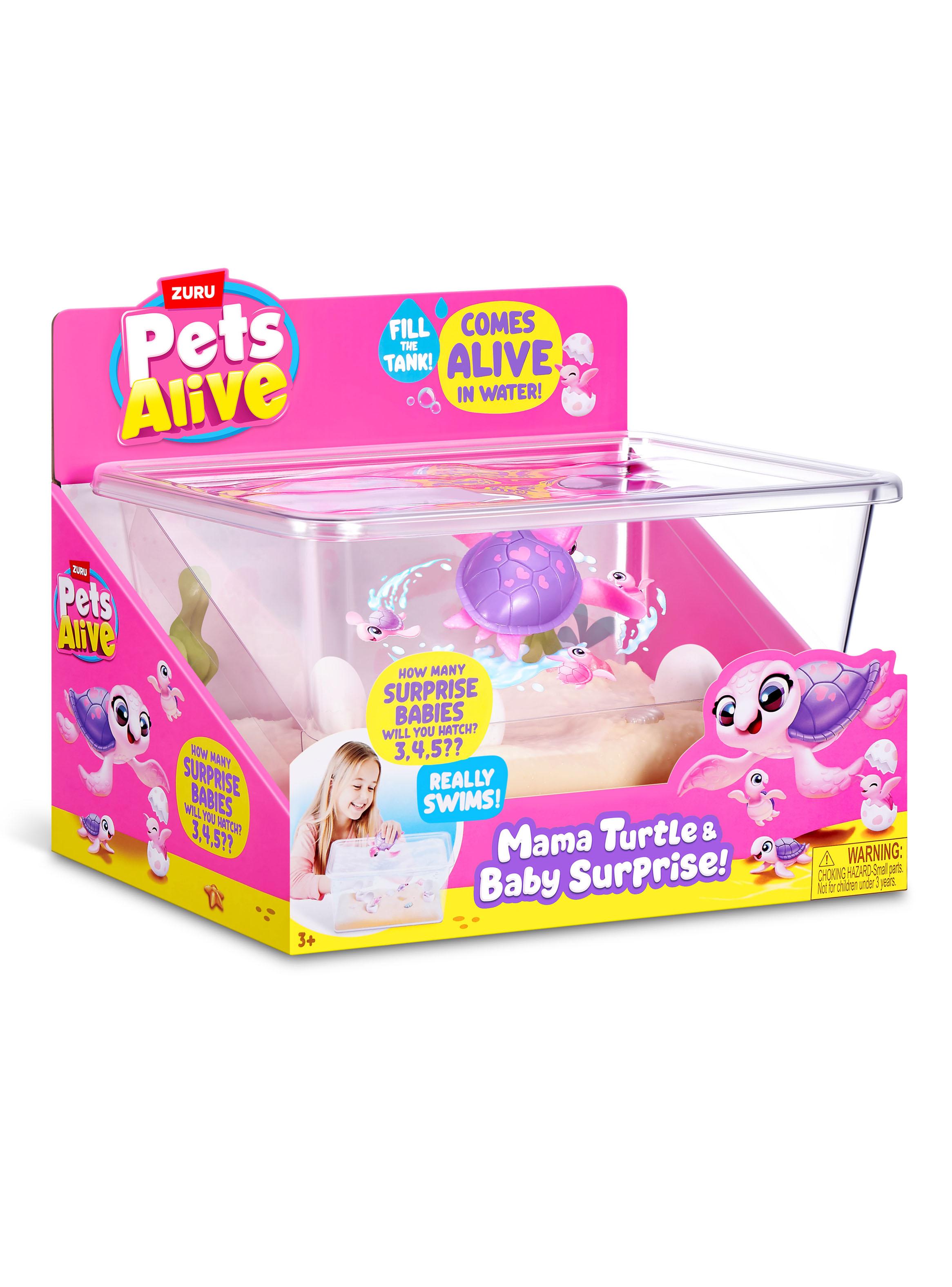 Set de Animales Mamá y Bebé Tortuga Sorpresa-0