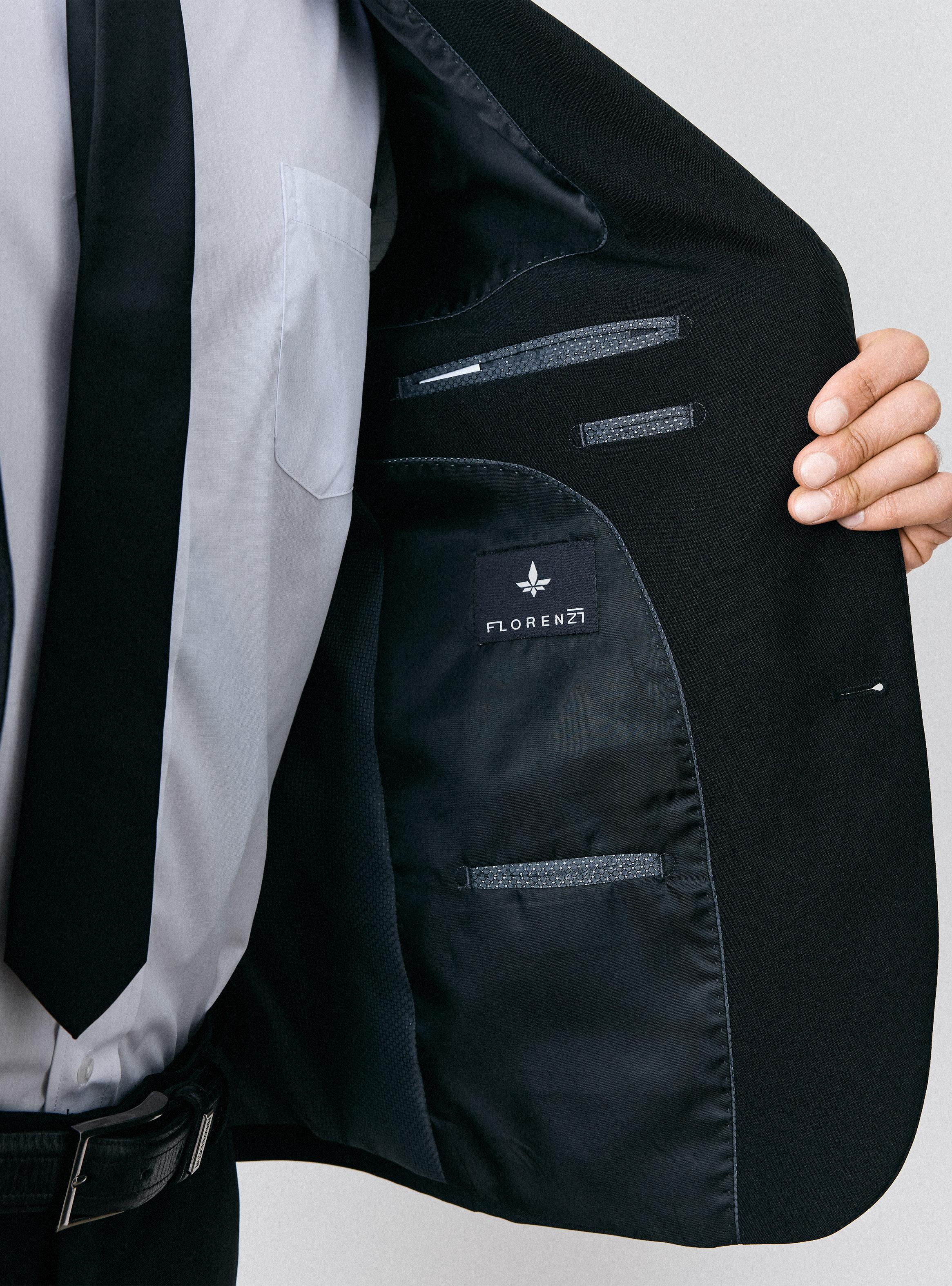 Traje Recto Tela Oxford Slim Fit-3