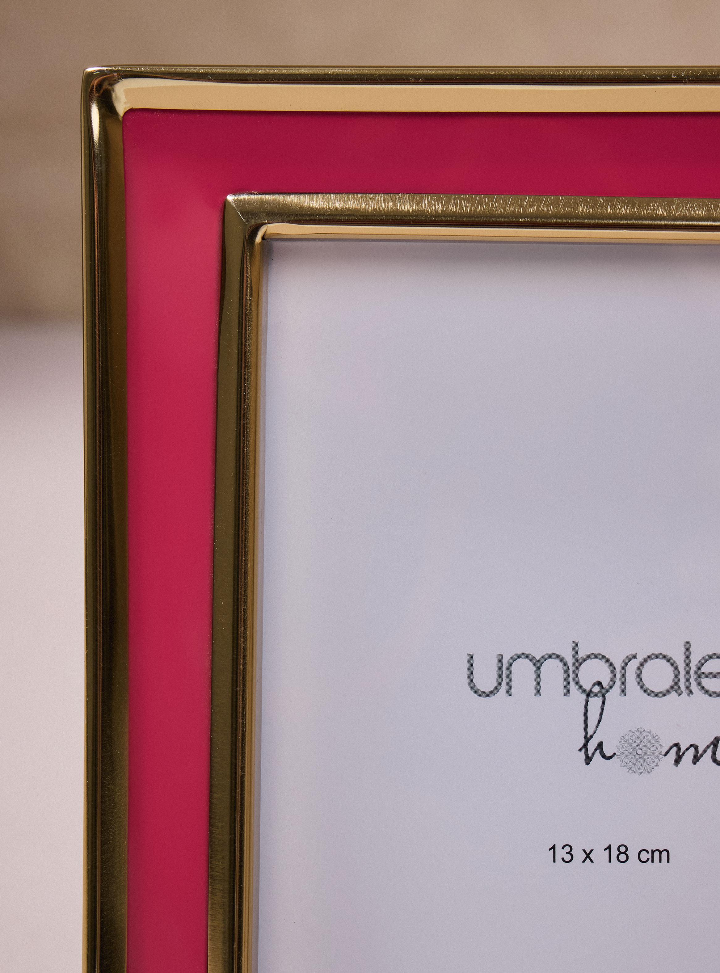 Marco Fotos Metal Rojo-2