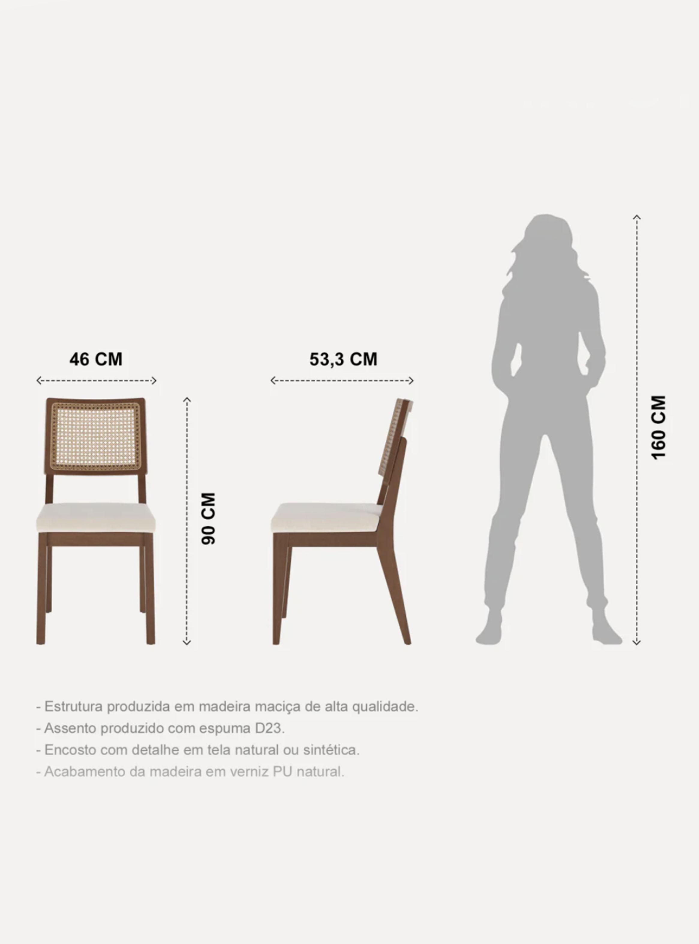 Juego de Comedor Donatella 180 cm + 6 Sillas Saga-3