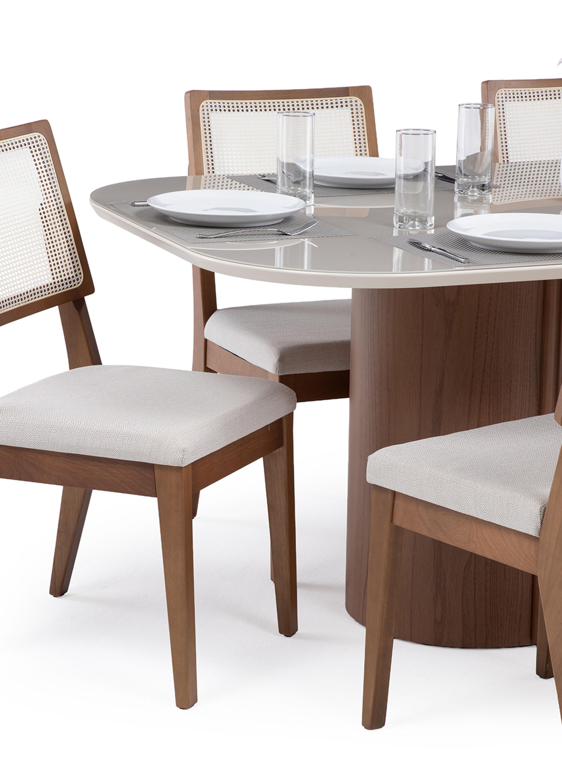 Juego de Comedor Kalina 1.8 Madera  6 Sillas Saga-3