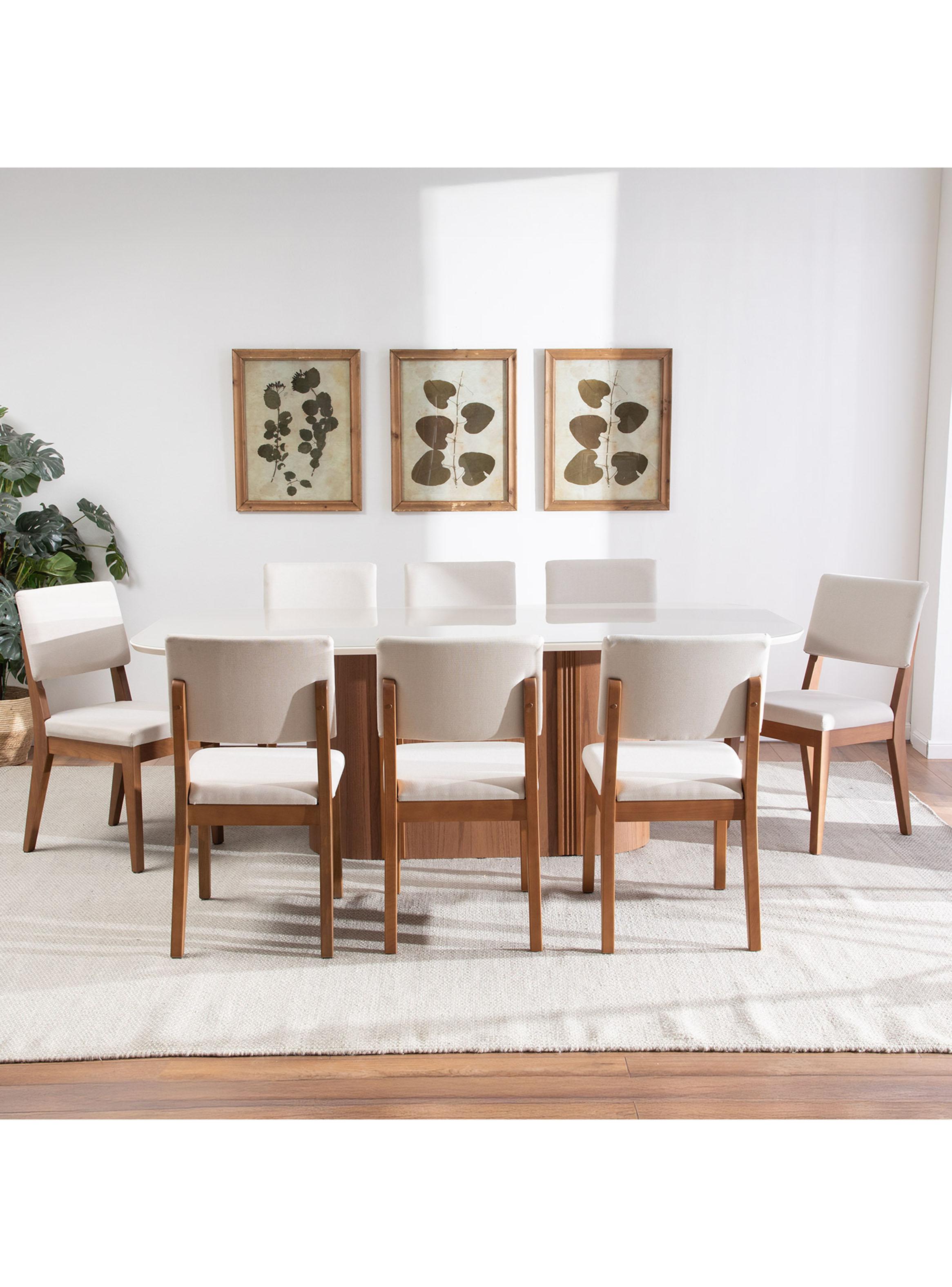 Juego de Comedor Kalina 2.2 + 8 Sillas Ella-4