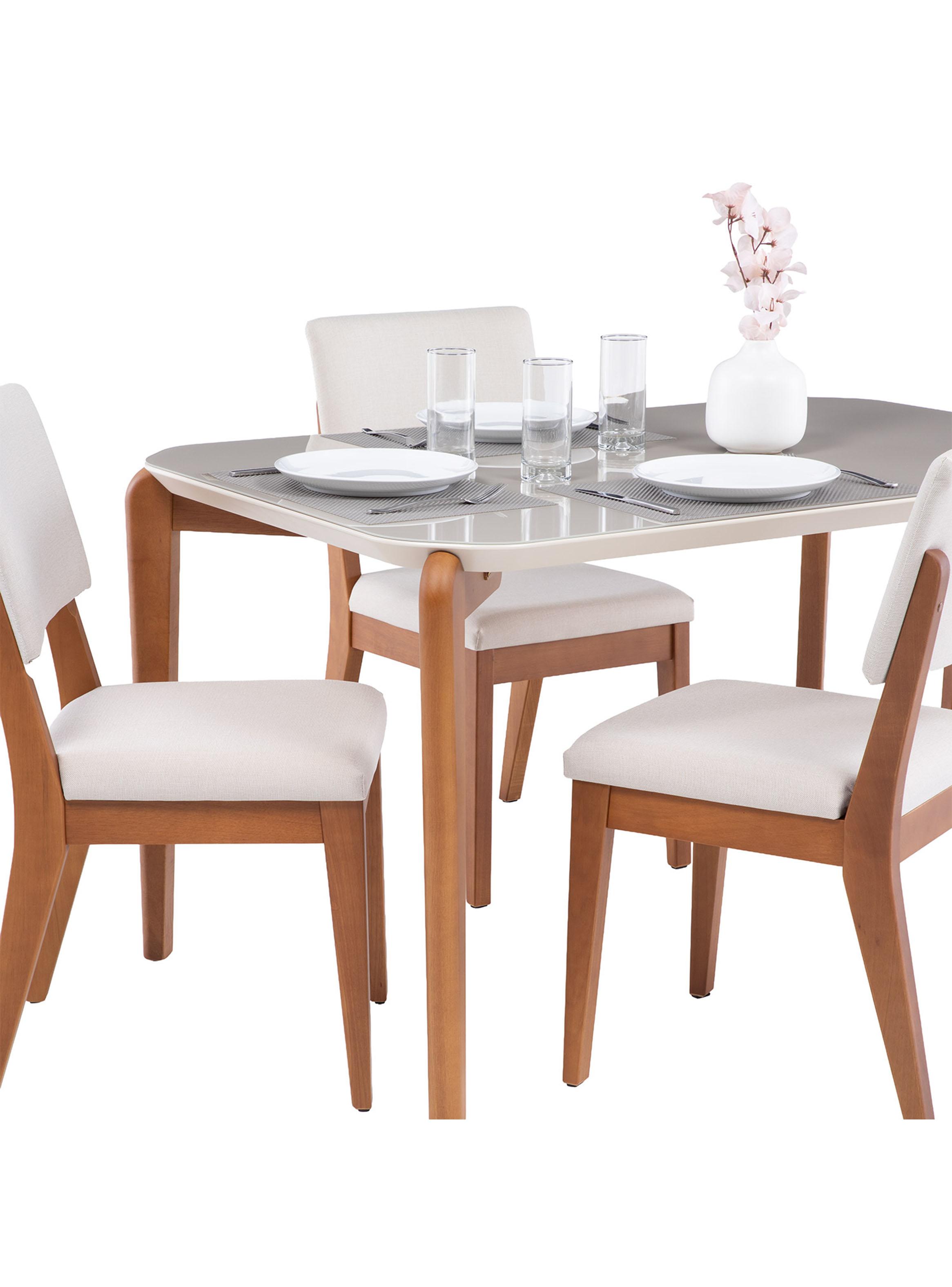 Juego de Comedor Donatella 1.35 - 4 Sillas Ella-3