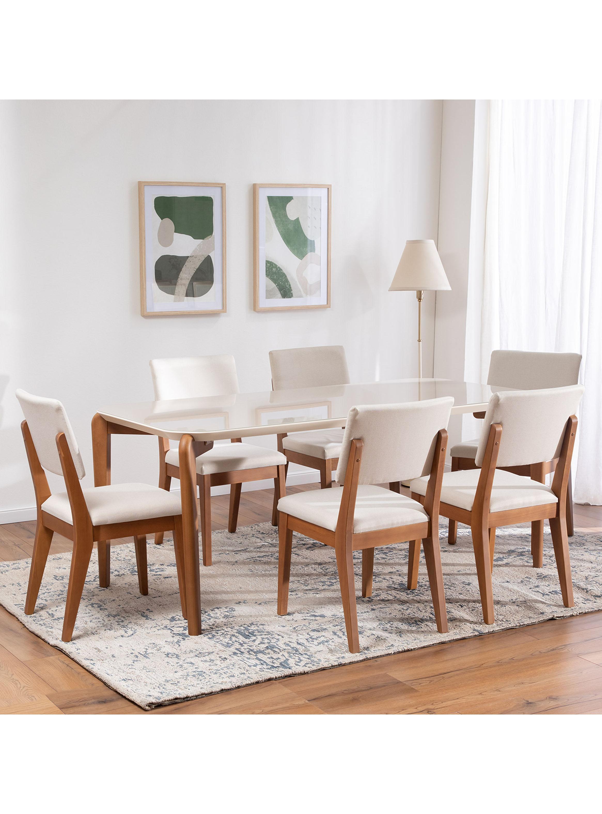 Juego de Comedor Donatella 1.8 - 6 Sillas Ella-4