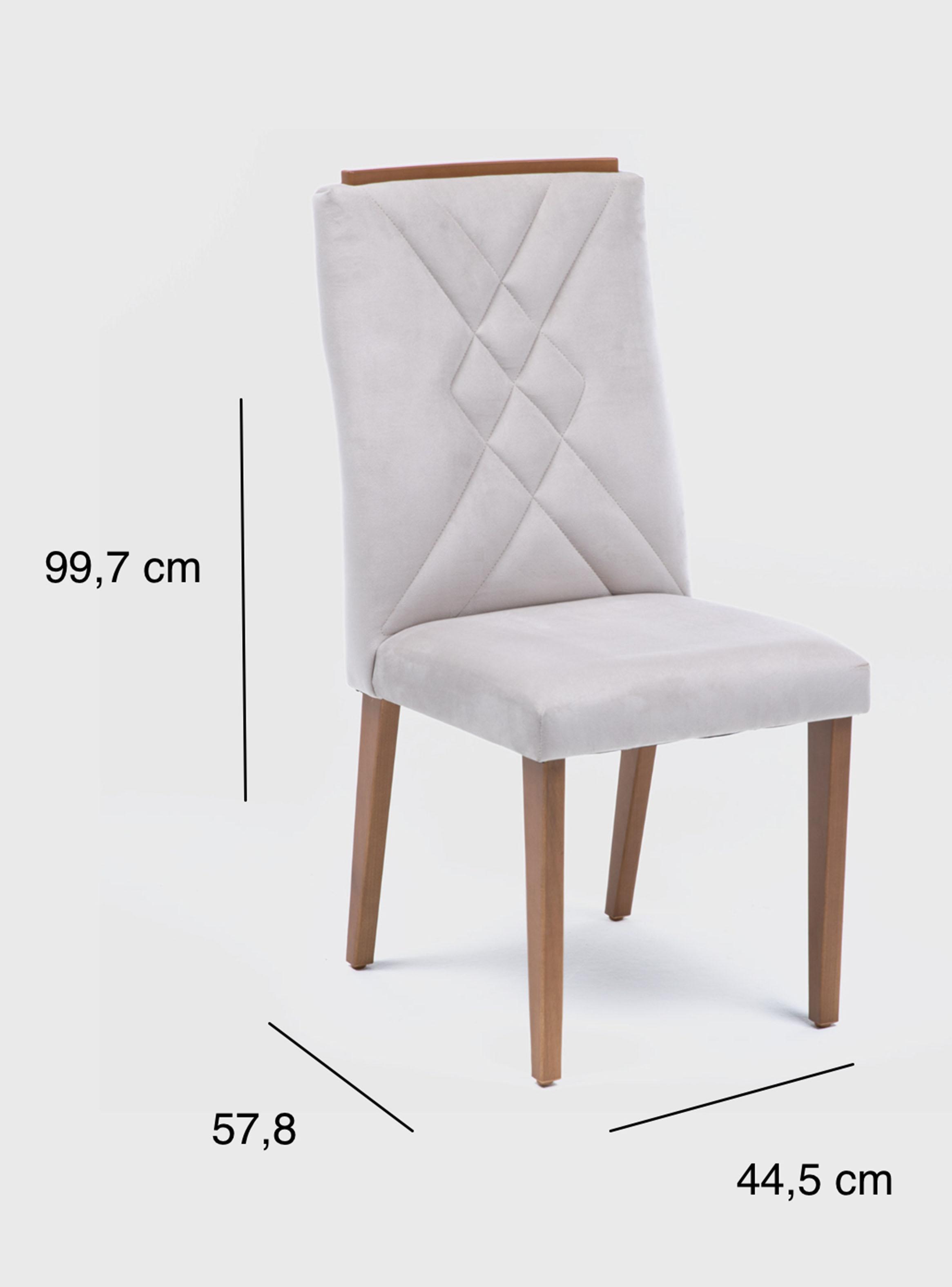 Juego de Comedor Donatella 1.35 - 4 Sillas Megan-2