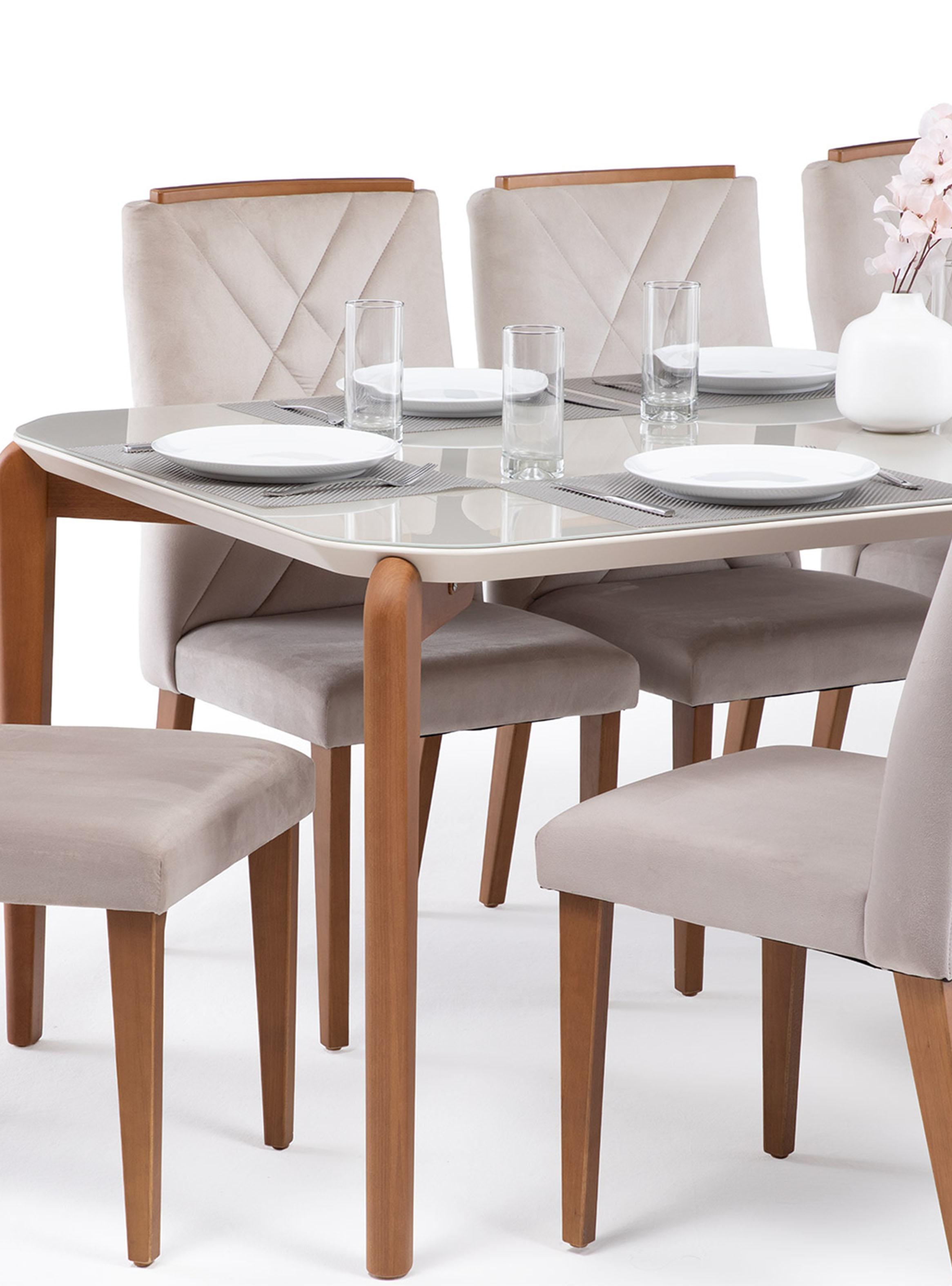 Juego de Comedor Donatella 1.8 6 Sillas Megan-3