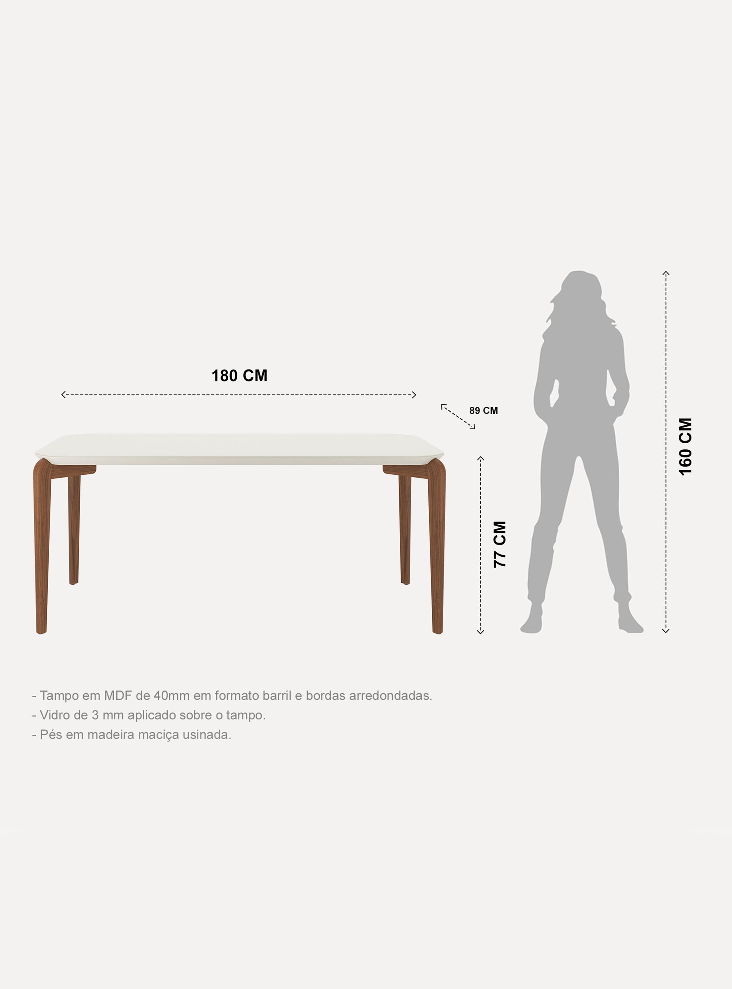 Juego de Comedor Donatella 1.8 6 Sillas Megan-2