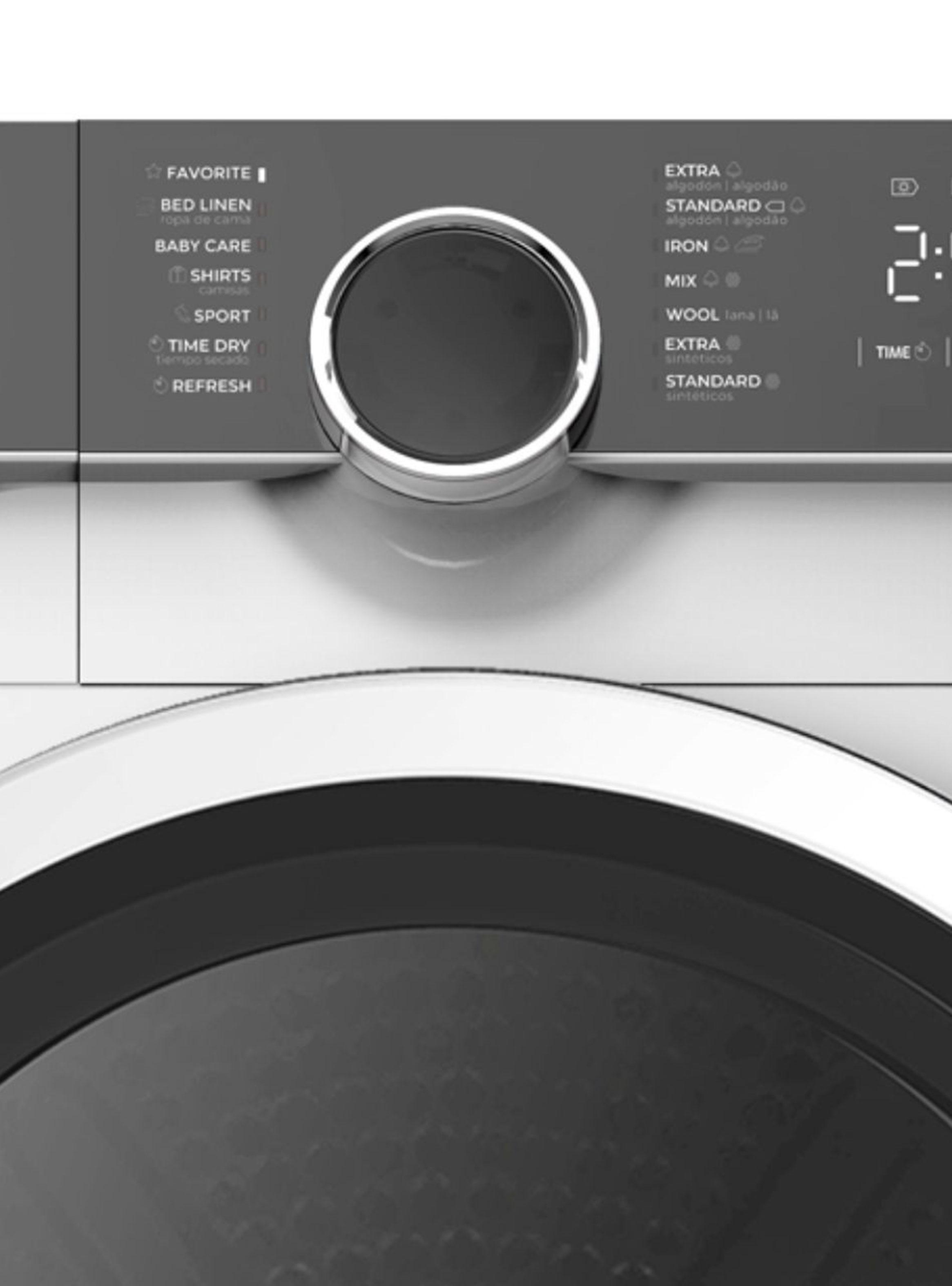 Secadora Frontal 8 Kg con Bomba de Calor SHK70840W Blanco-3