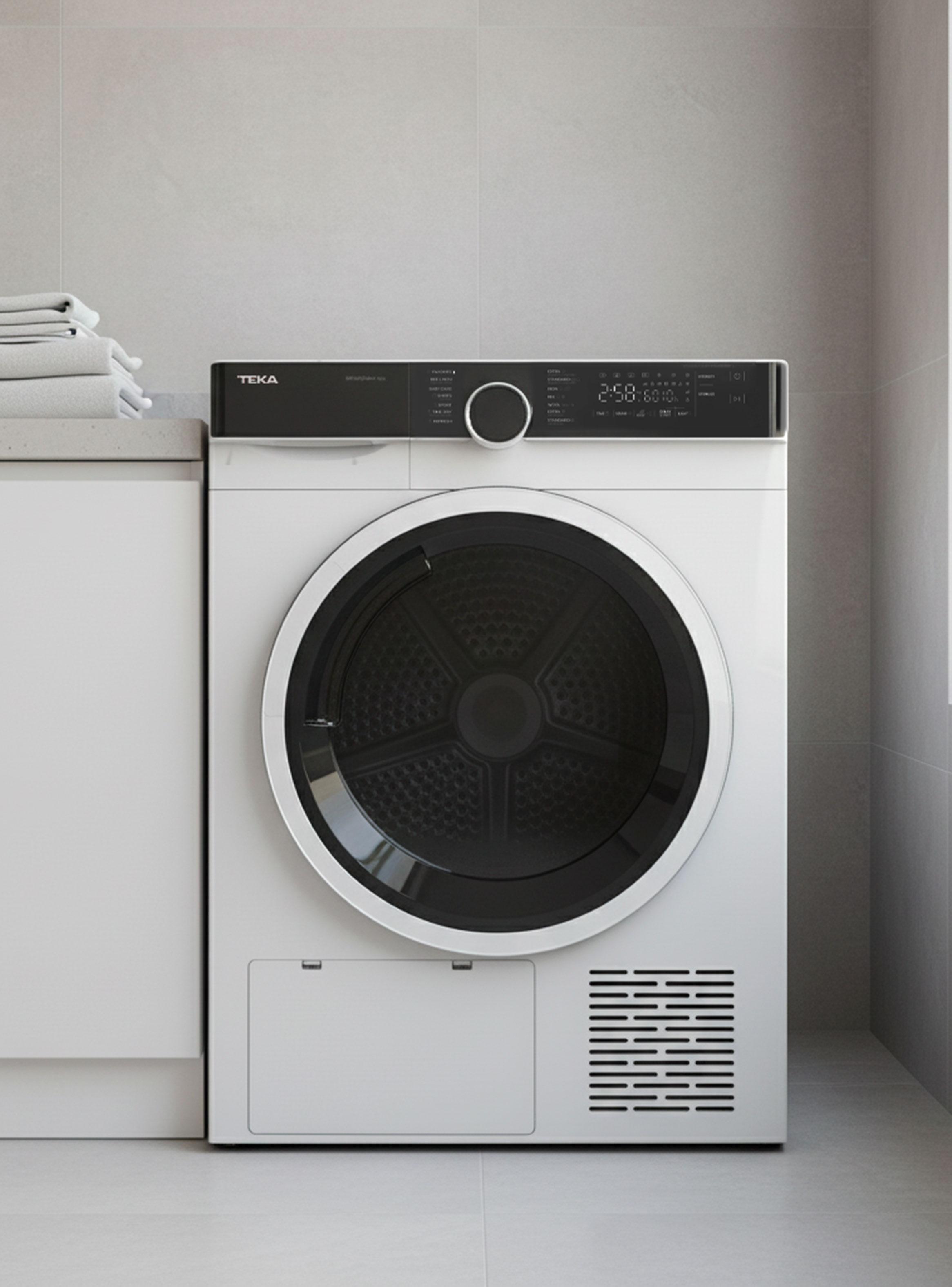 Secadora Frontal 8 Kg con Bomba de Calor SHK70840W Blanco-4