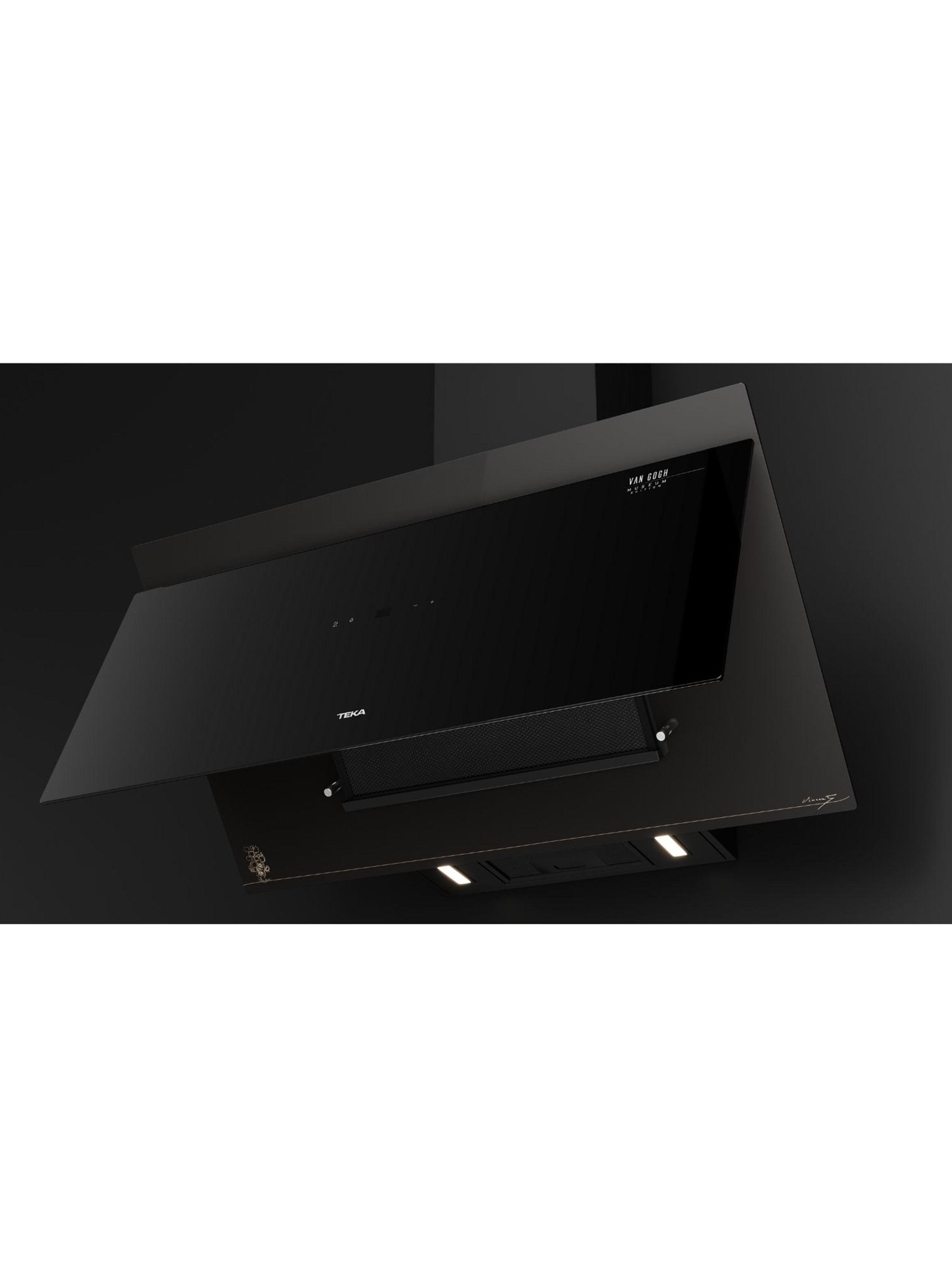 Campana Decorativa Vertical 90 cm DVT98660 Negro-4