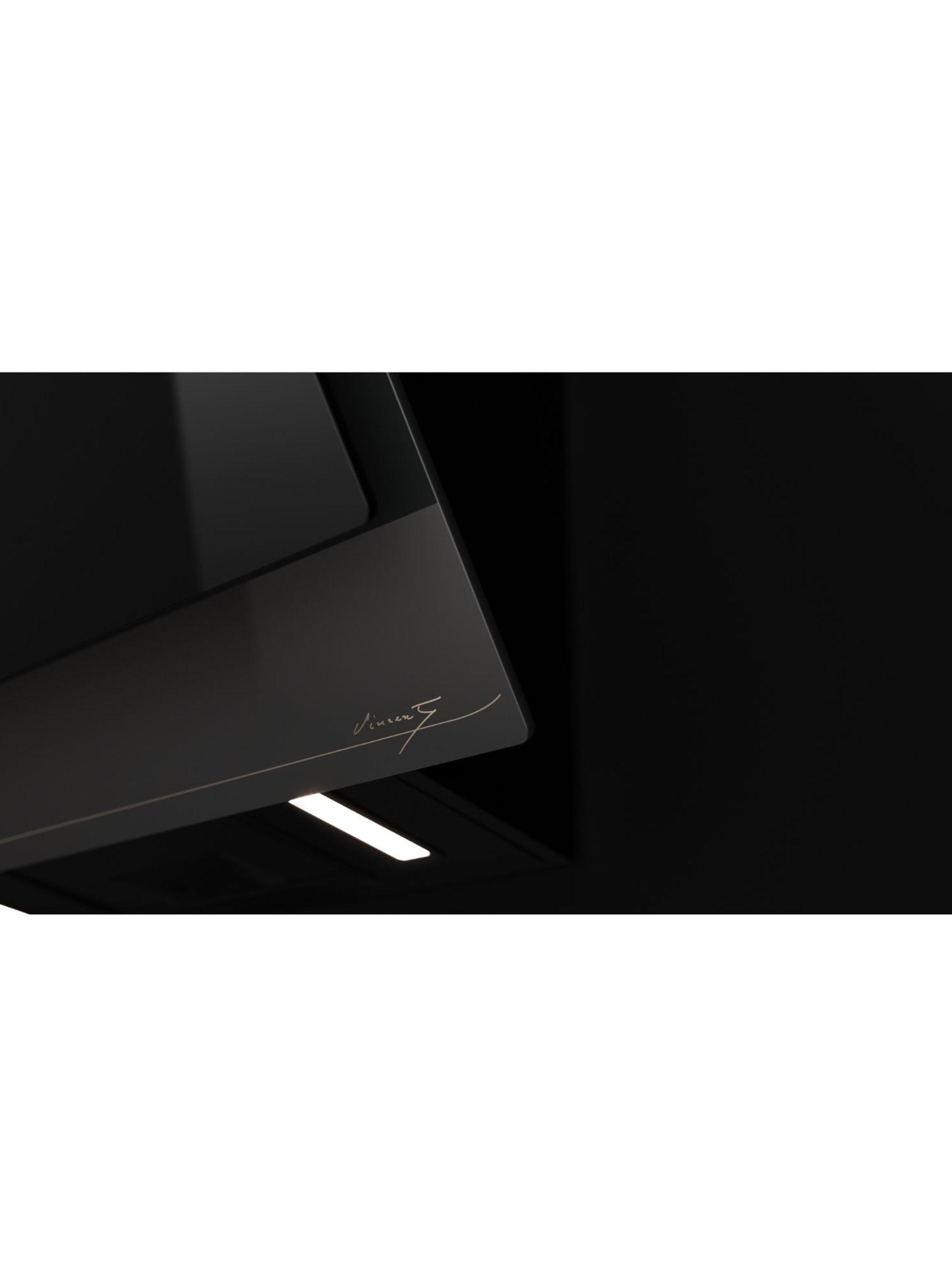 Campana Decorativa Vertical 90 cm DVT98660 Negro-3