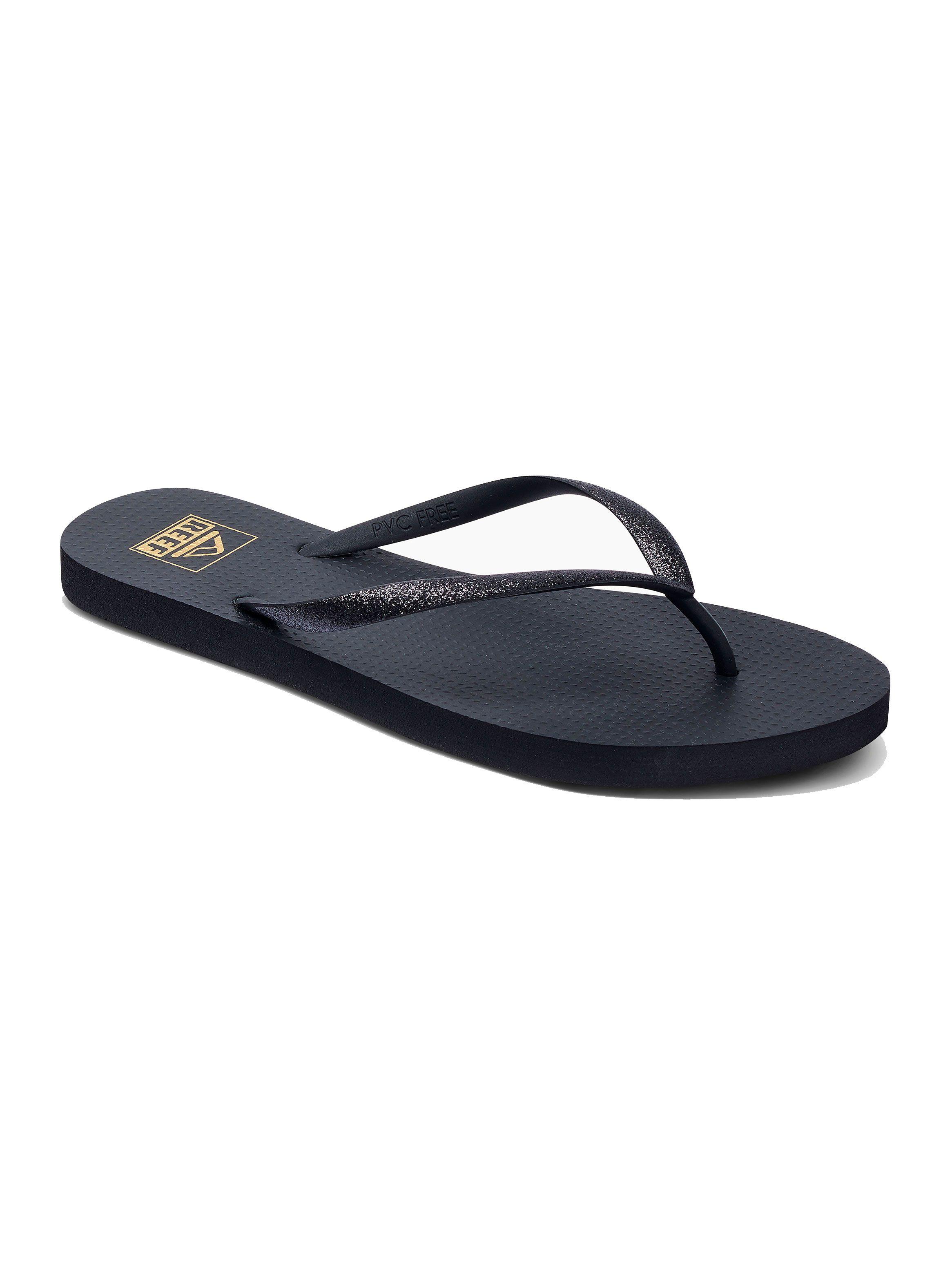 Sandalia Black Glitter Seaside Mujer-1