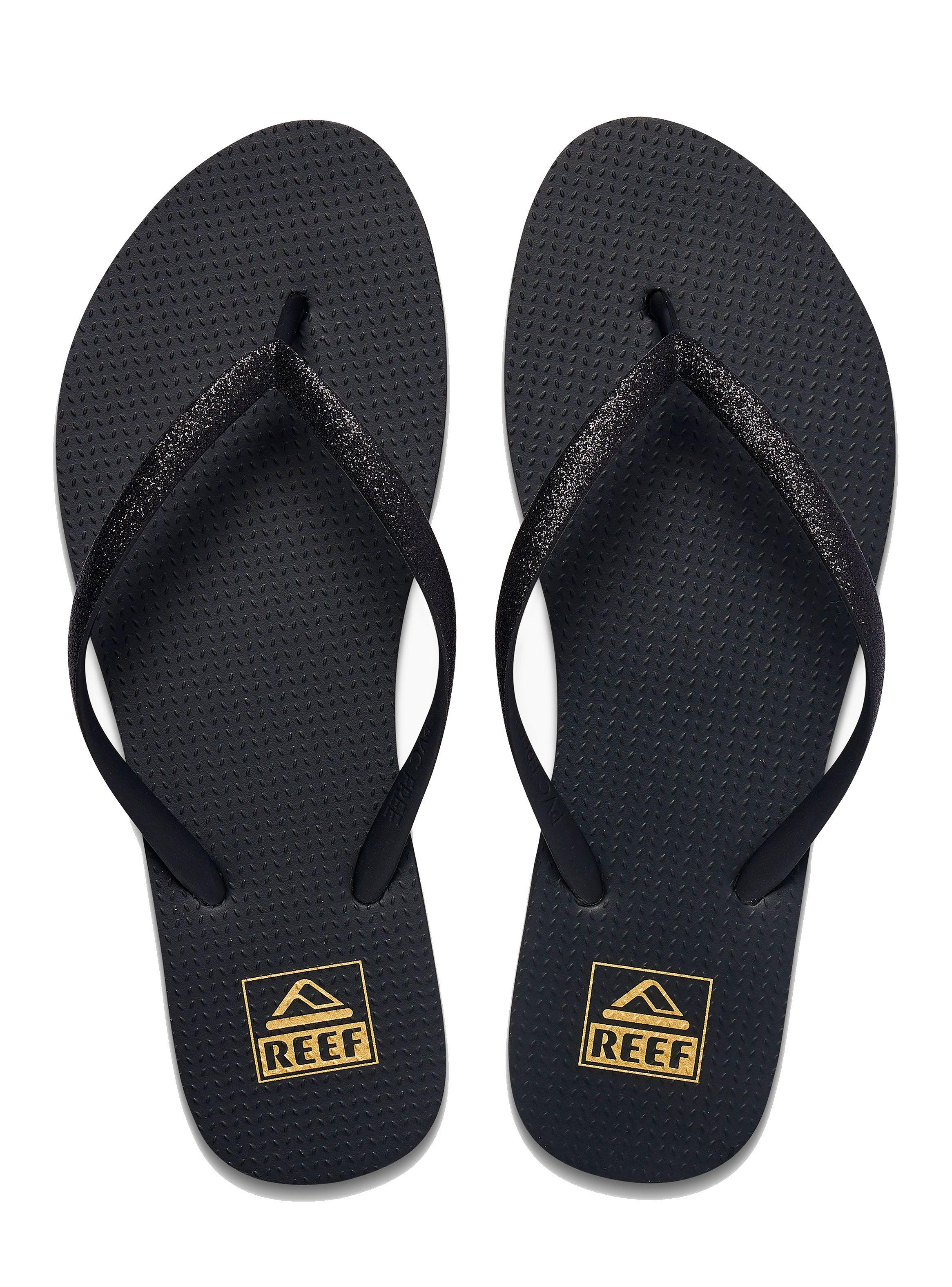 Sandalia Black Glitter Seaside Mujer-0