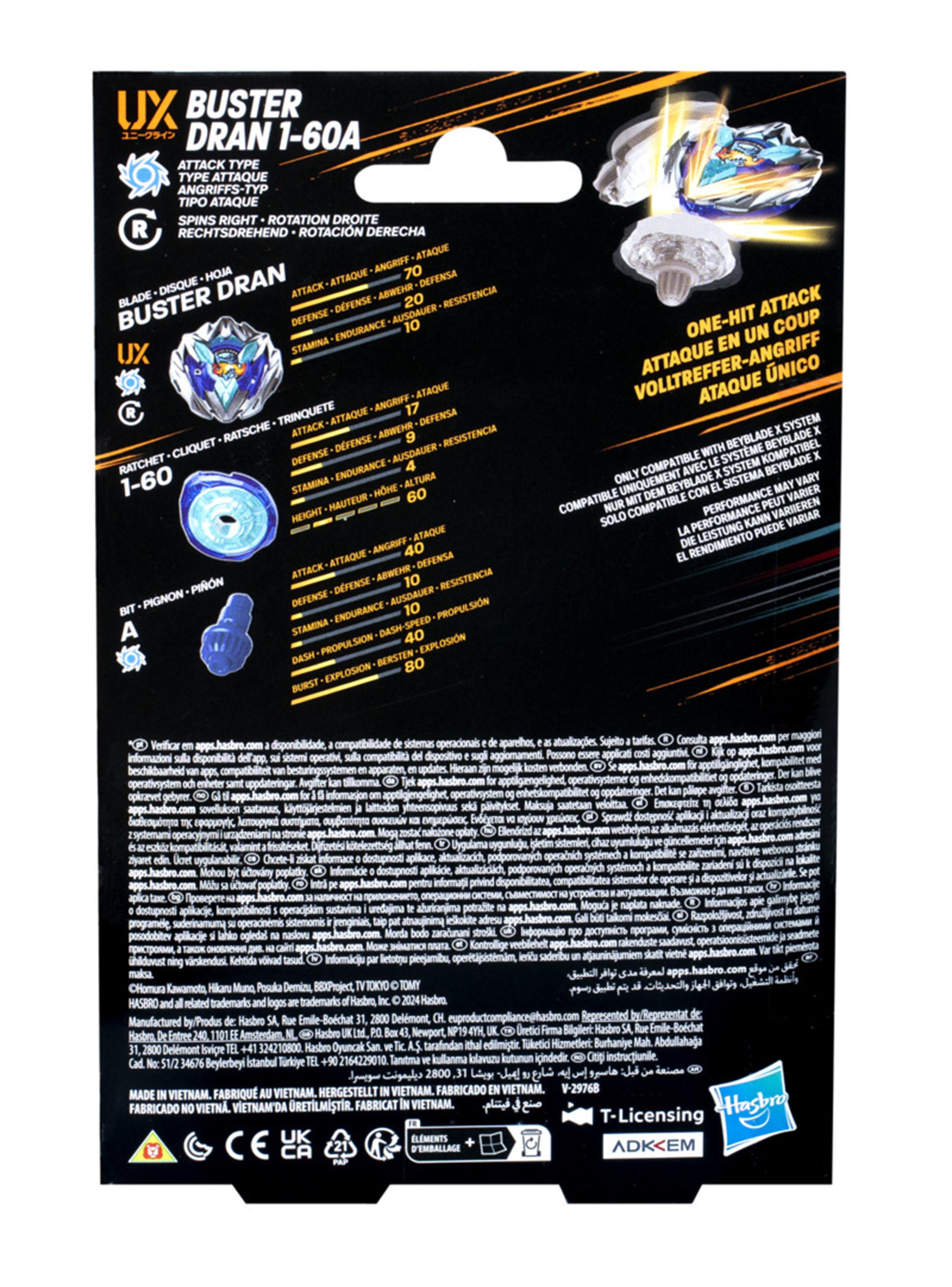 Trompo Kit Refuerzo Buster Dran 1-60A UX-5