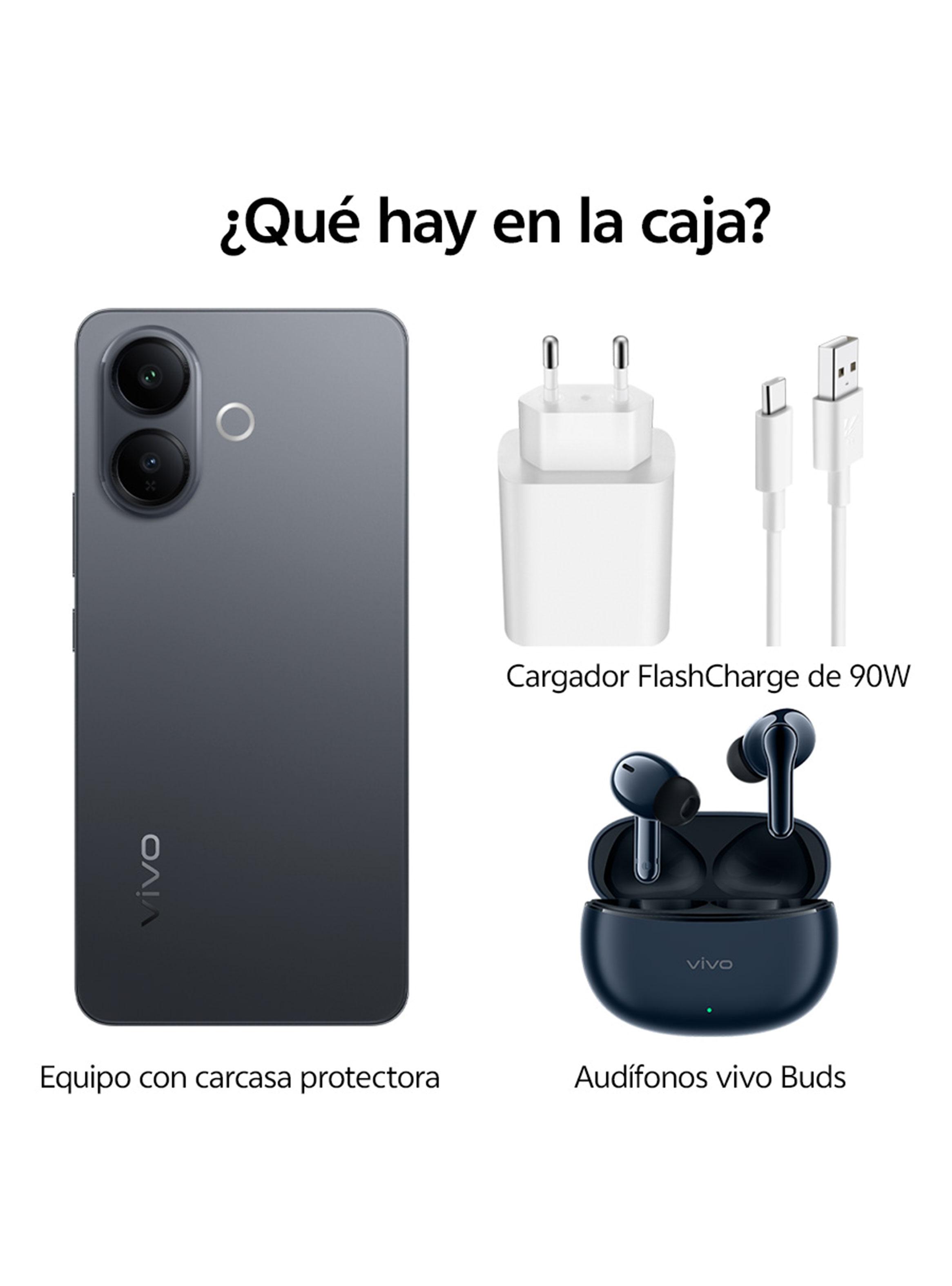 Smartphone V60 Lite 5G 256GB 6.79'' Black + Audífonos Bluetooth Vivo Buds-3