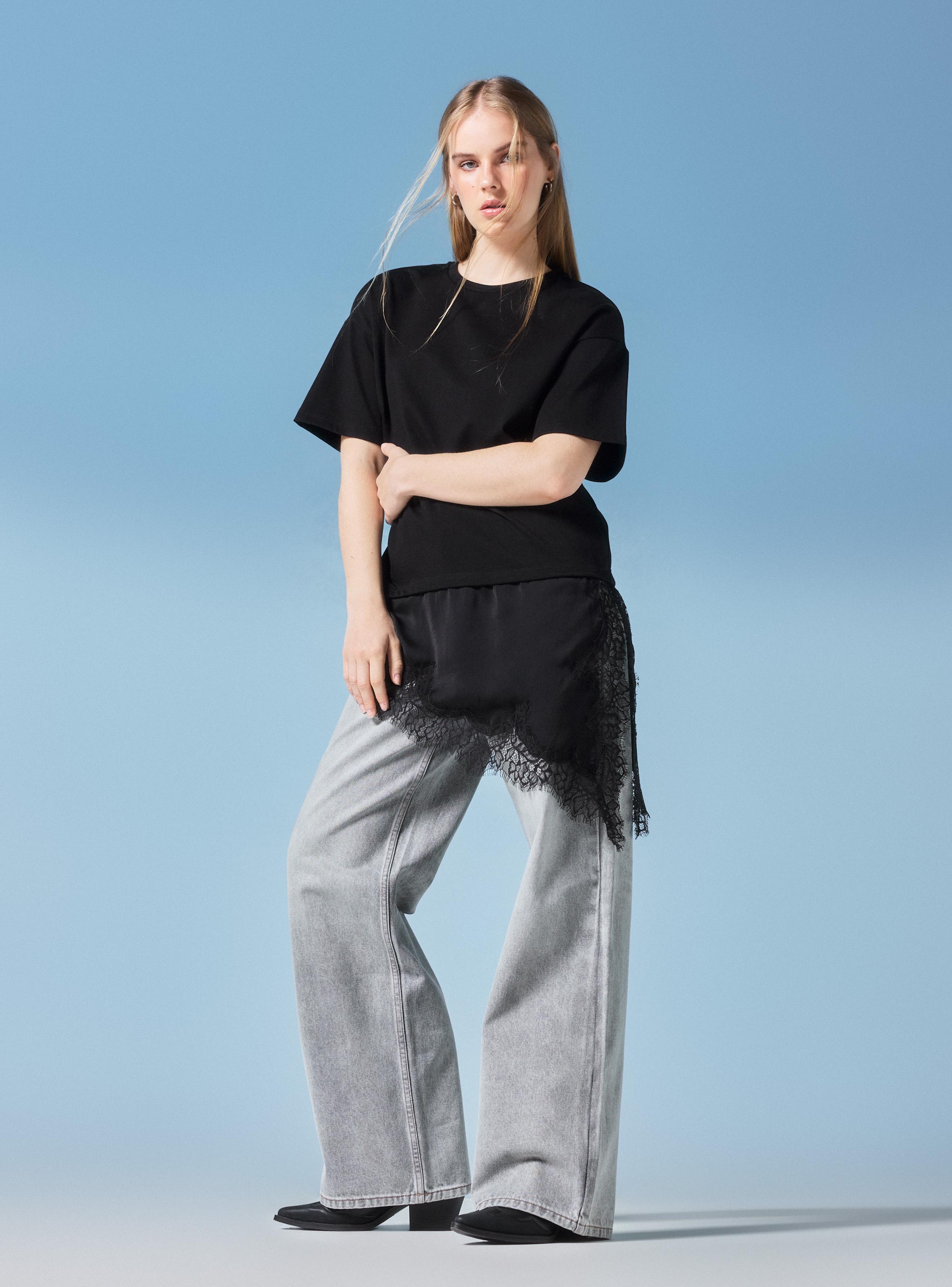 Polera Detalle Lencero Asimétrico-4