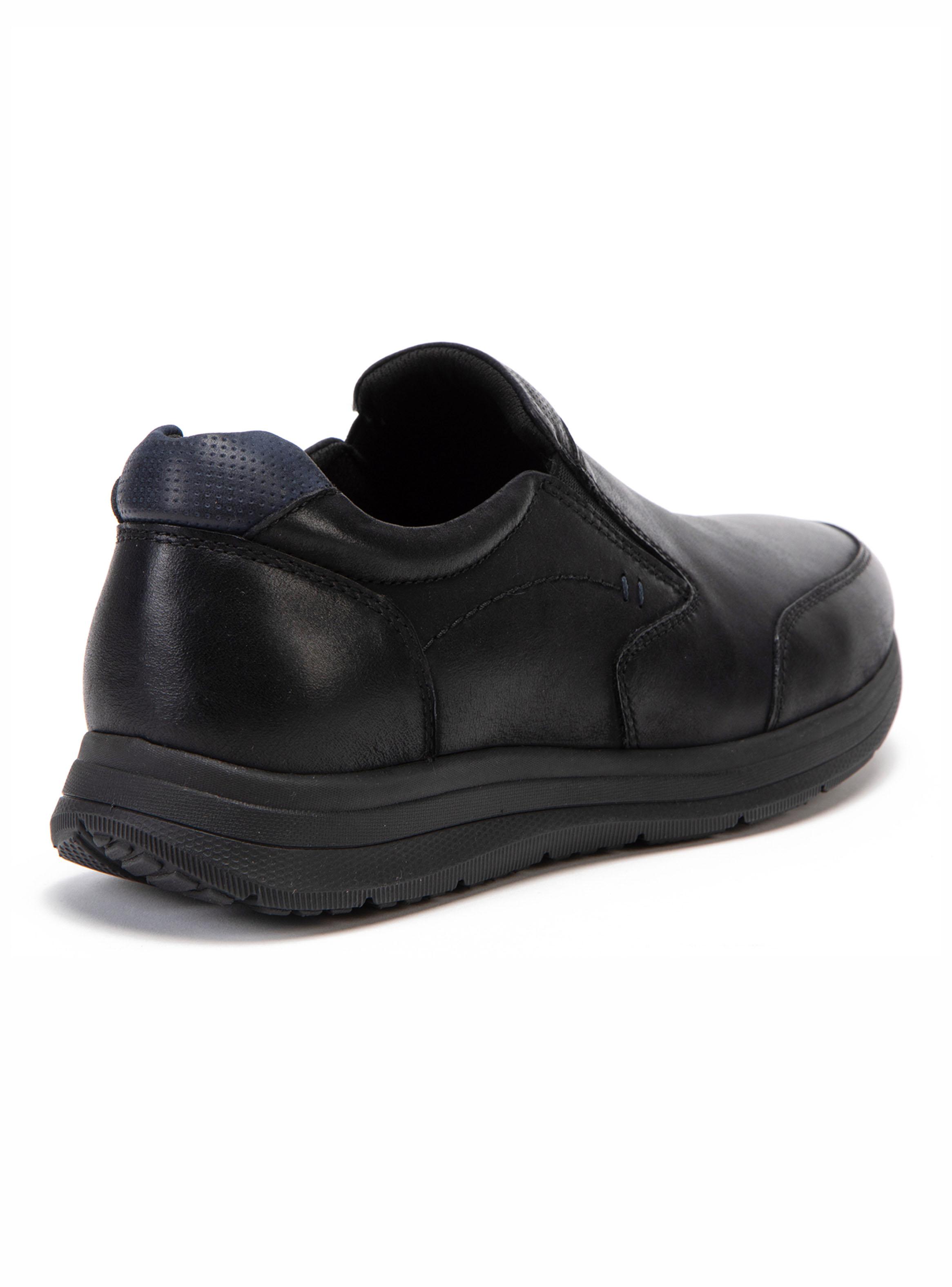 Zapato Casuala Slip On Calculta36062 Cuero Hombre-3