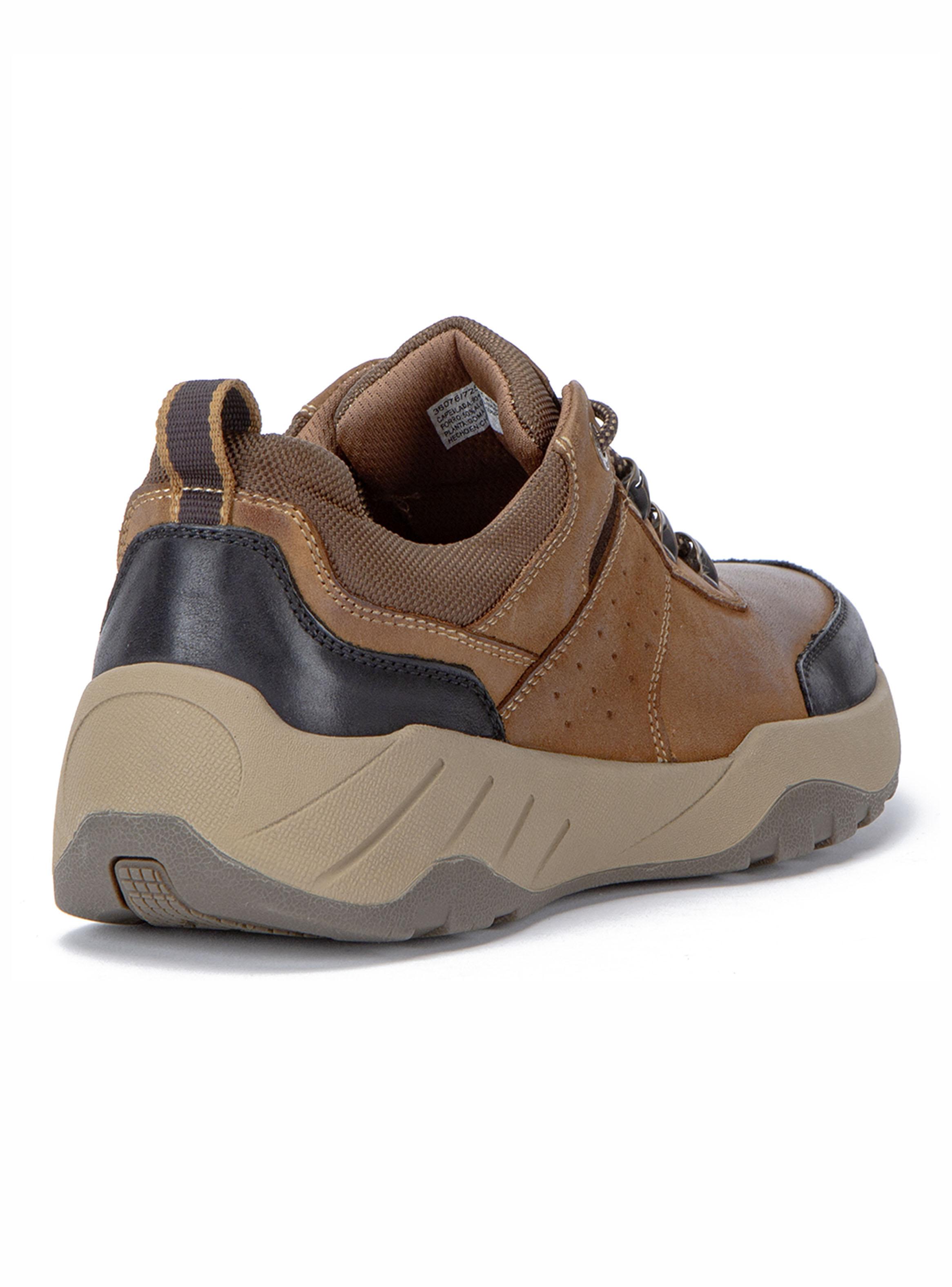 Zapato Casual Agra 36076 Cuero Hombre-3