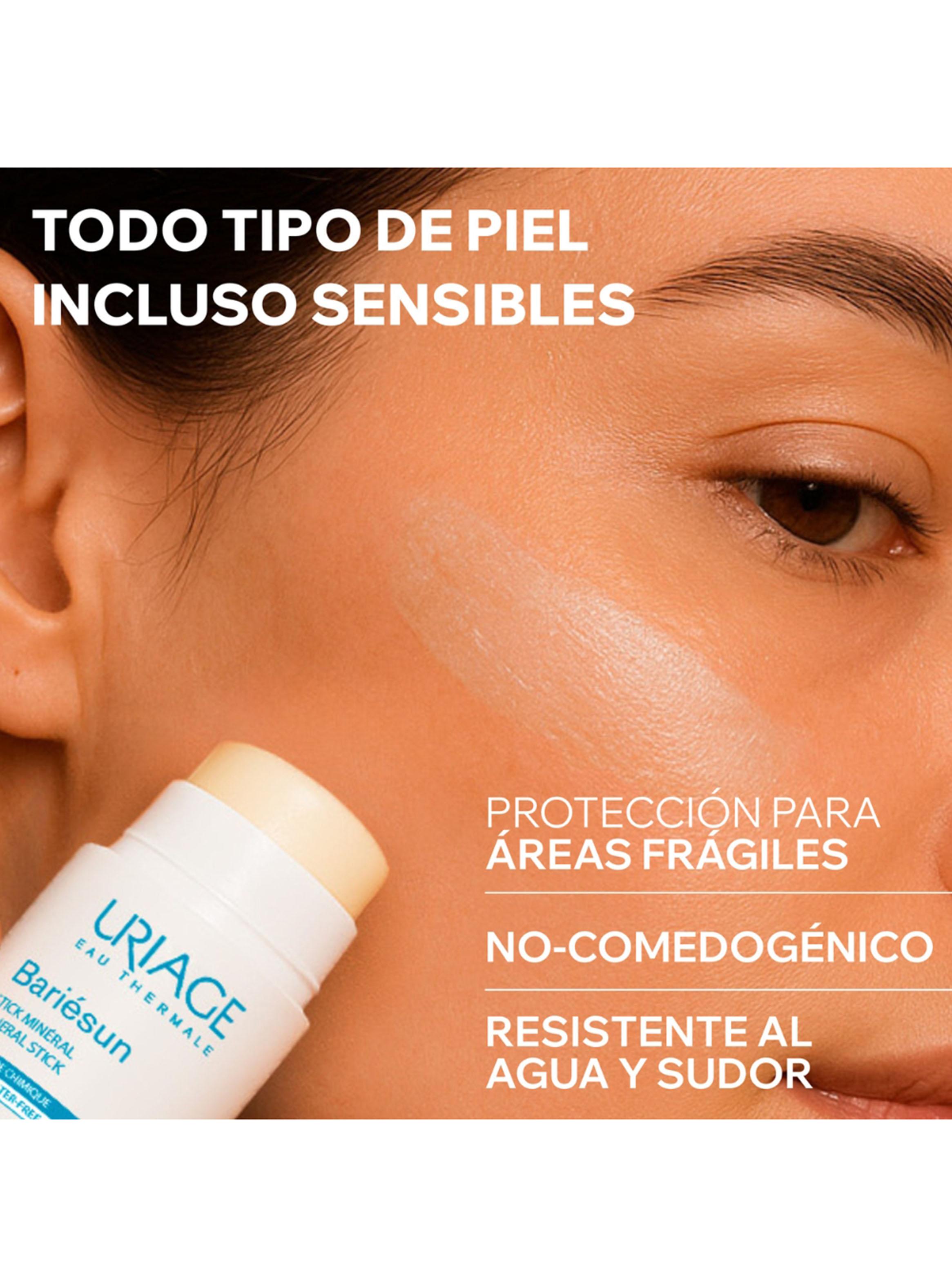 Protector SolarBariésun Stick Mineral SPF50 con Funda Mineral 18g Uriage-3