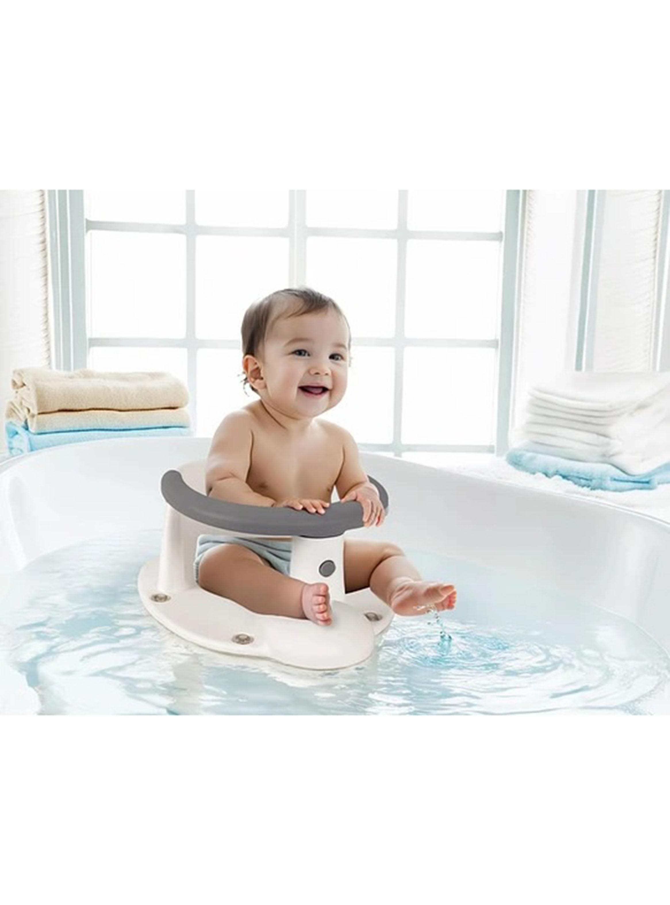 Asiento Baño para Bebé Gris-3