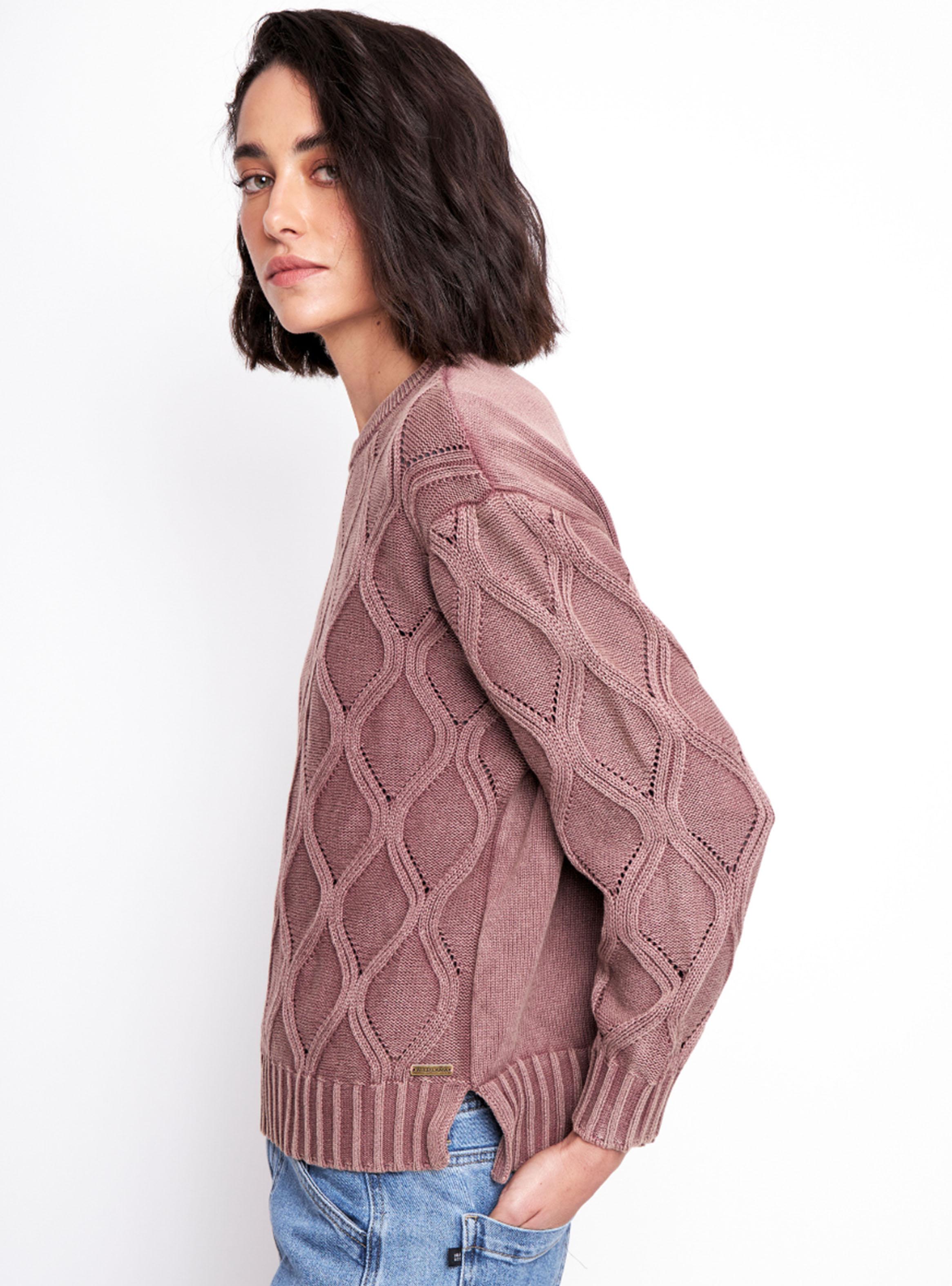 Sweater Trino Orgánico Rosado-2