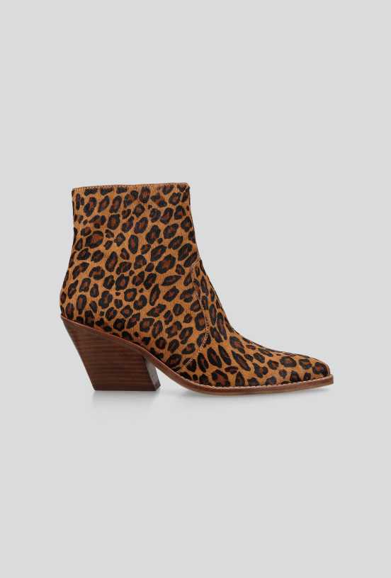 Botín Cuero Animal Print Mujer-4