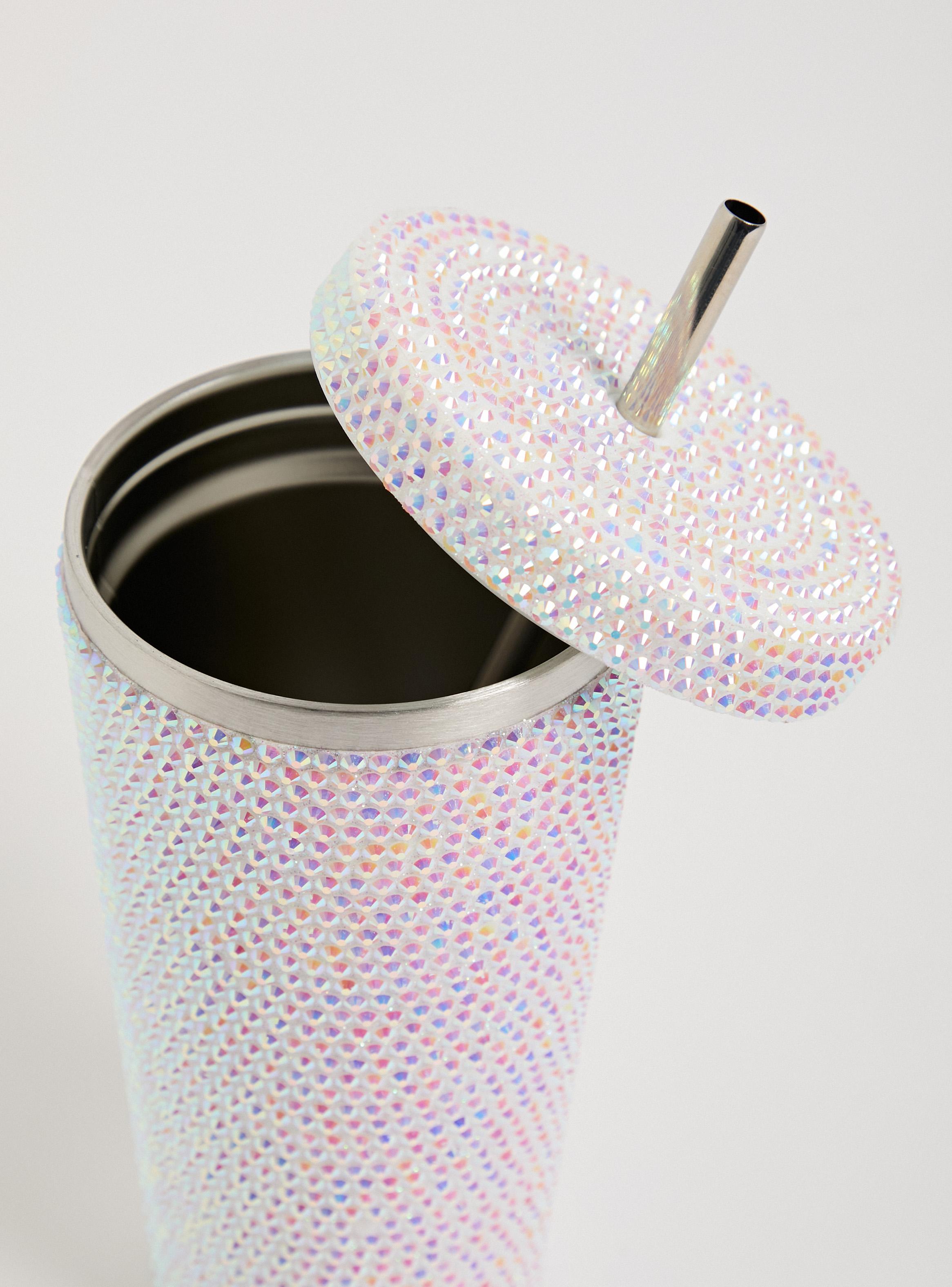 Botella de Agua de Acero con Brillos-2