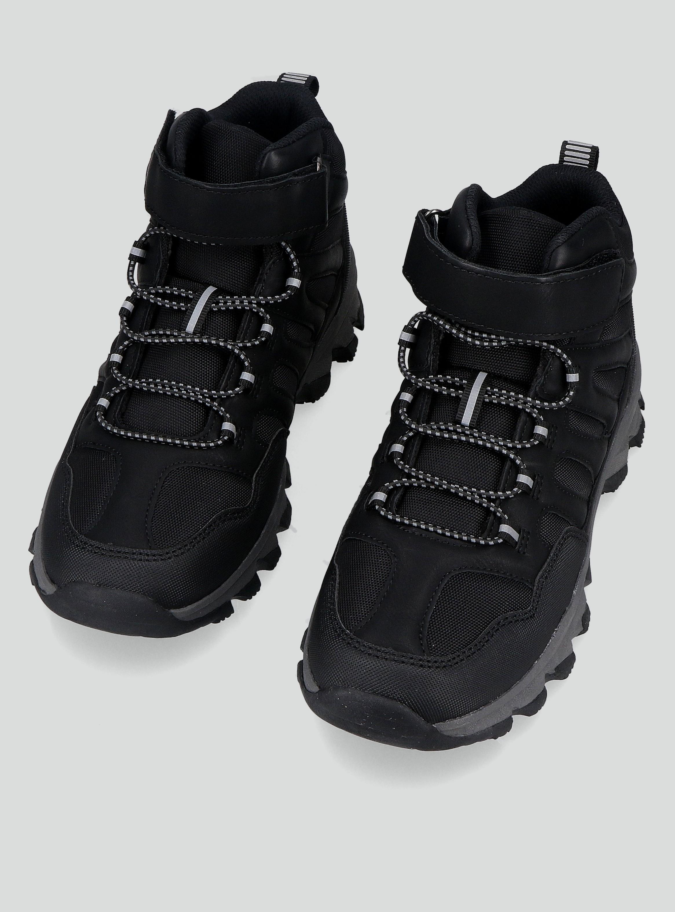 Botín Cordón Elasticado y  Suela Track Unisex-3