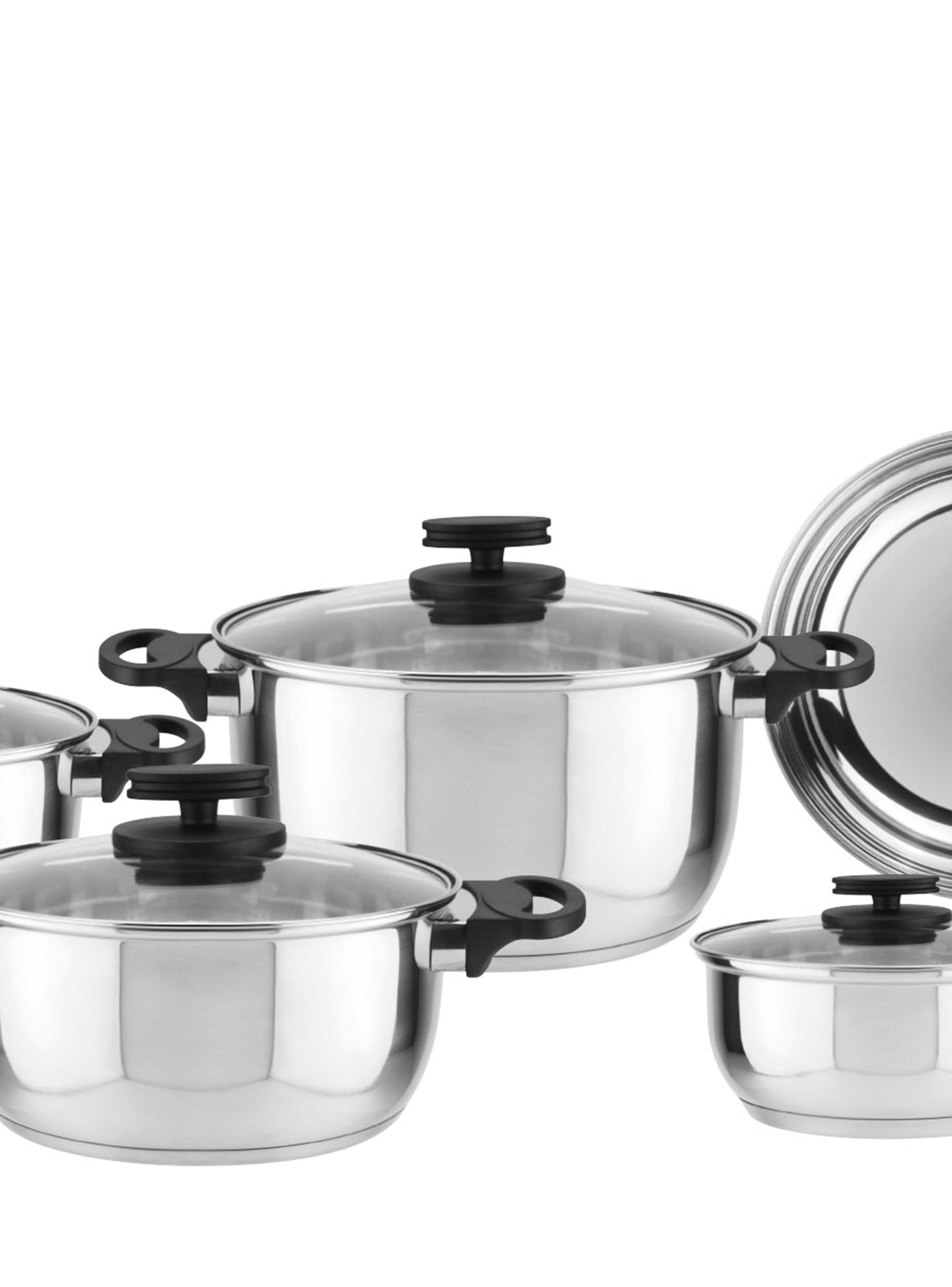 Batería de Cocina 9 Piezas Style Inox-1