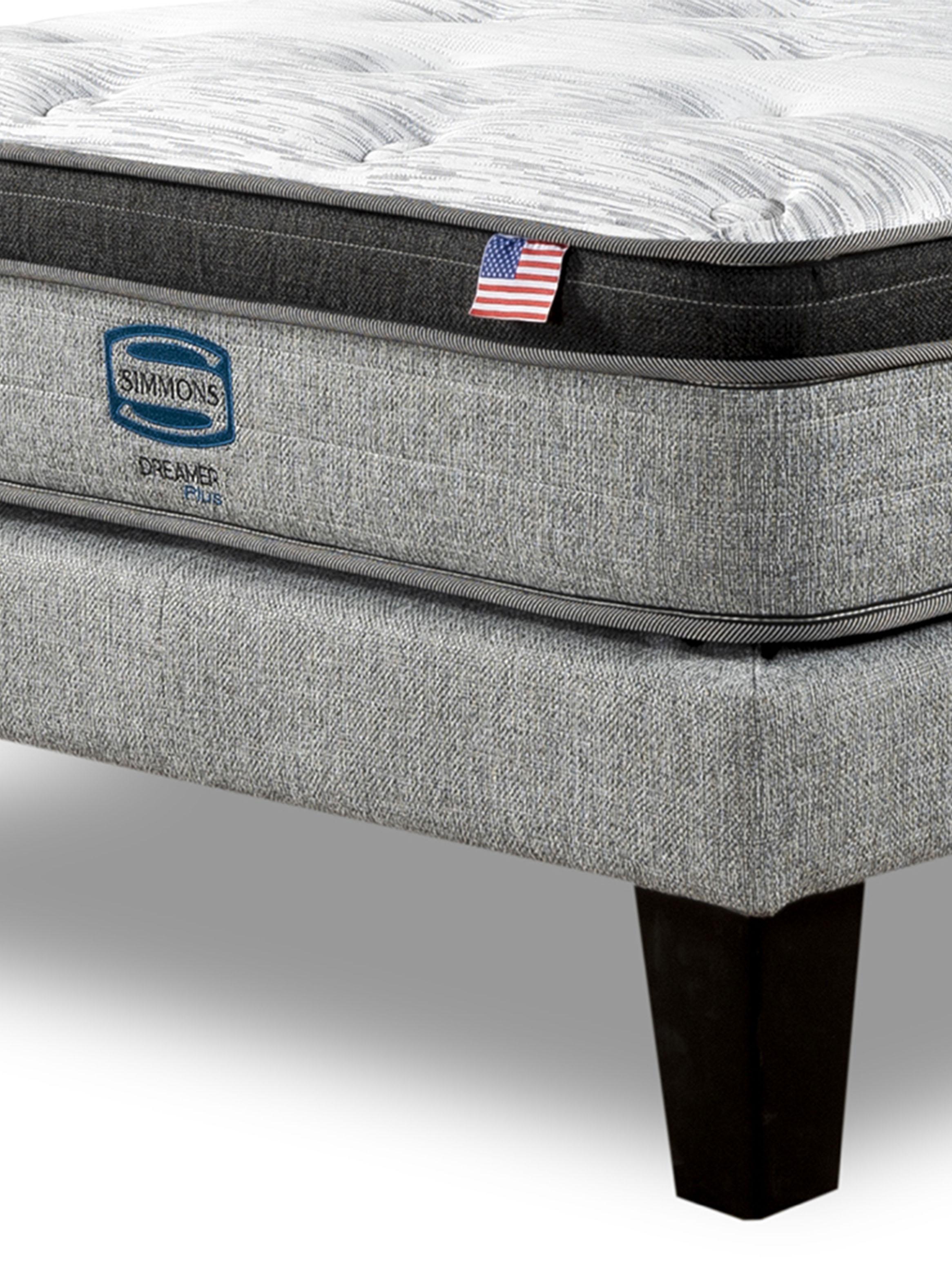 Cama Europea Dreamer Plus 1.5 Plazas Pgm Base Normal + Respaldo-3