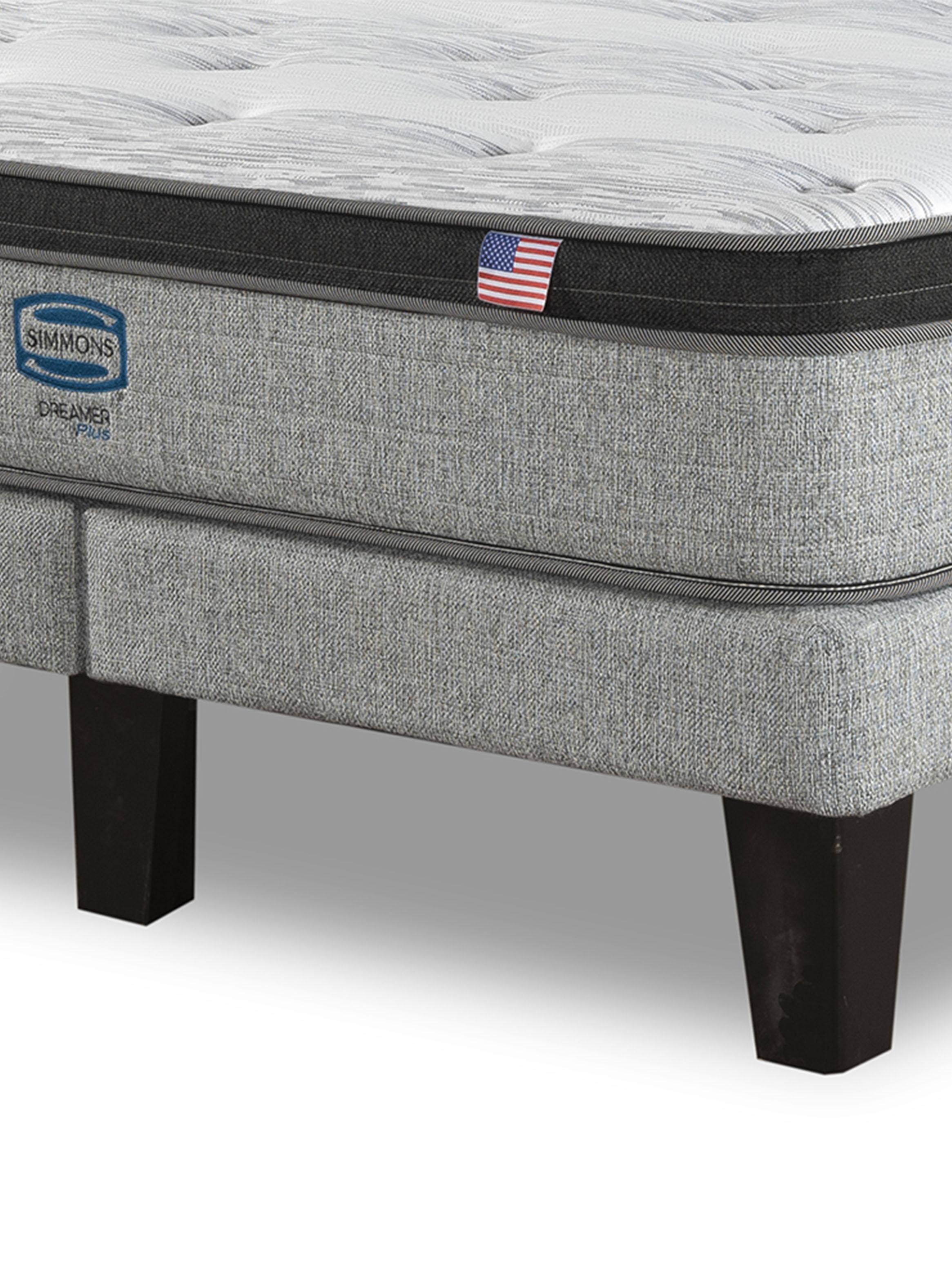 Cama Europea Dreamer Plus 1.5 Plazas Base Normal + Respaldo-2