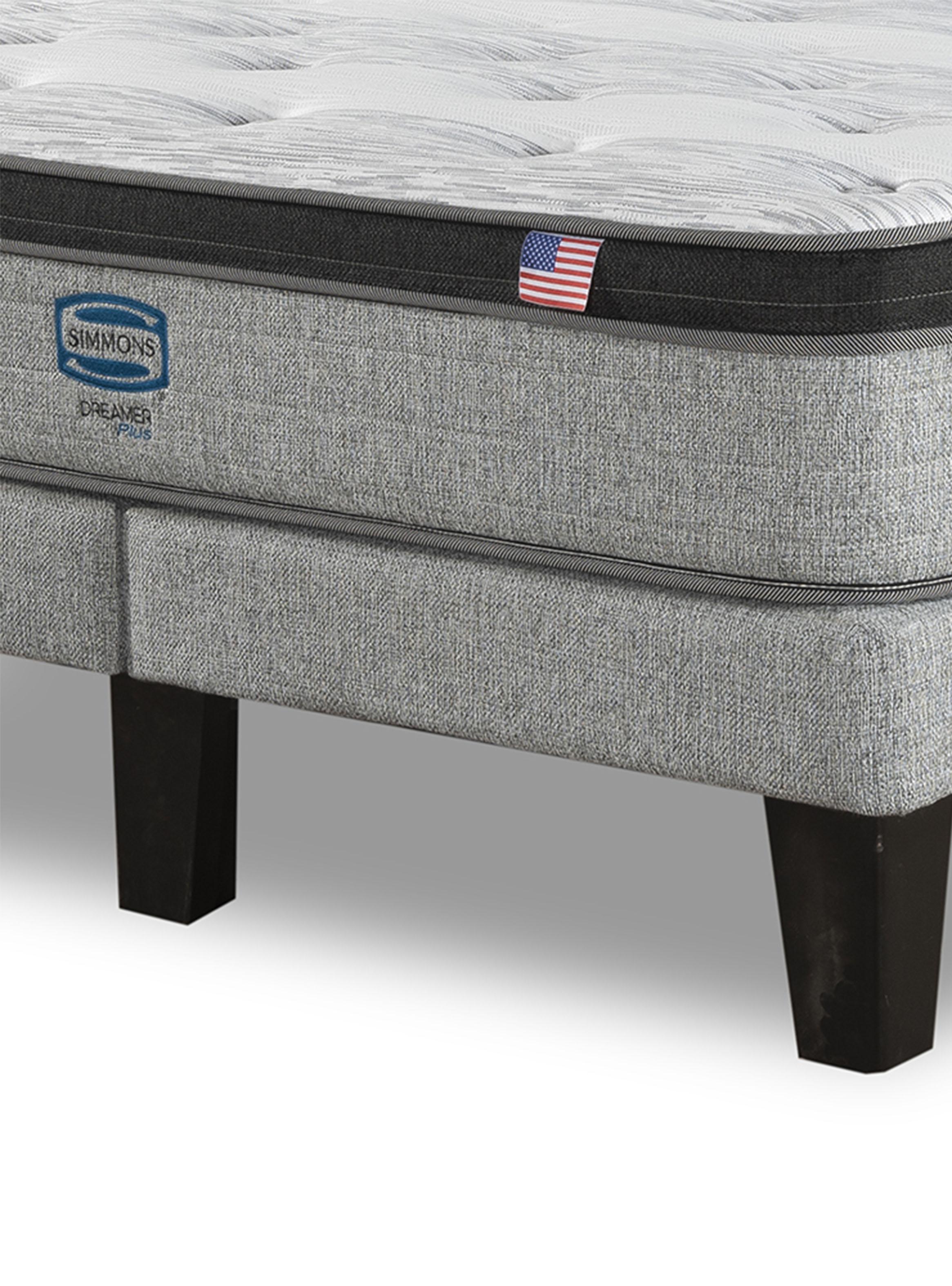 Cama Europea Dreamer Plus 2 Plazas Base Dividida con Respaldo-3