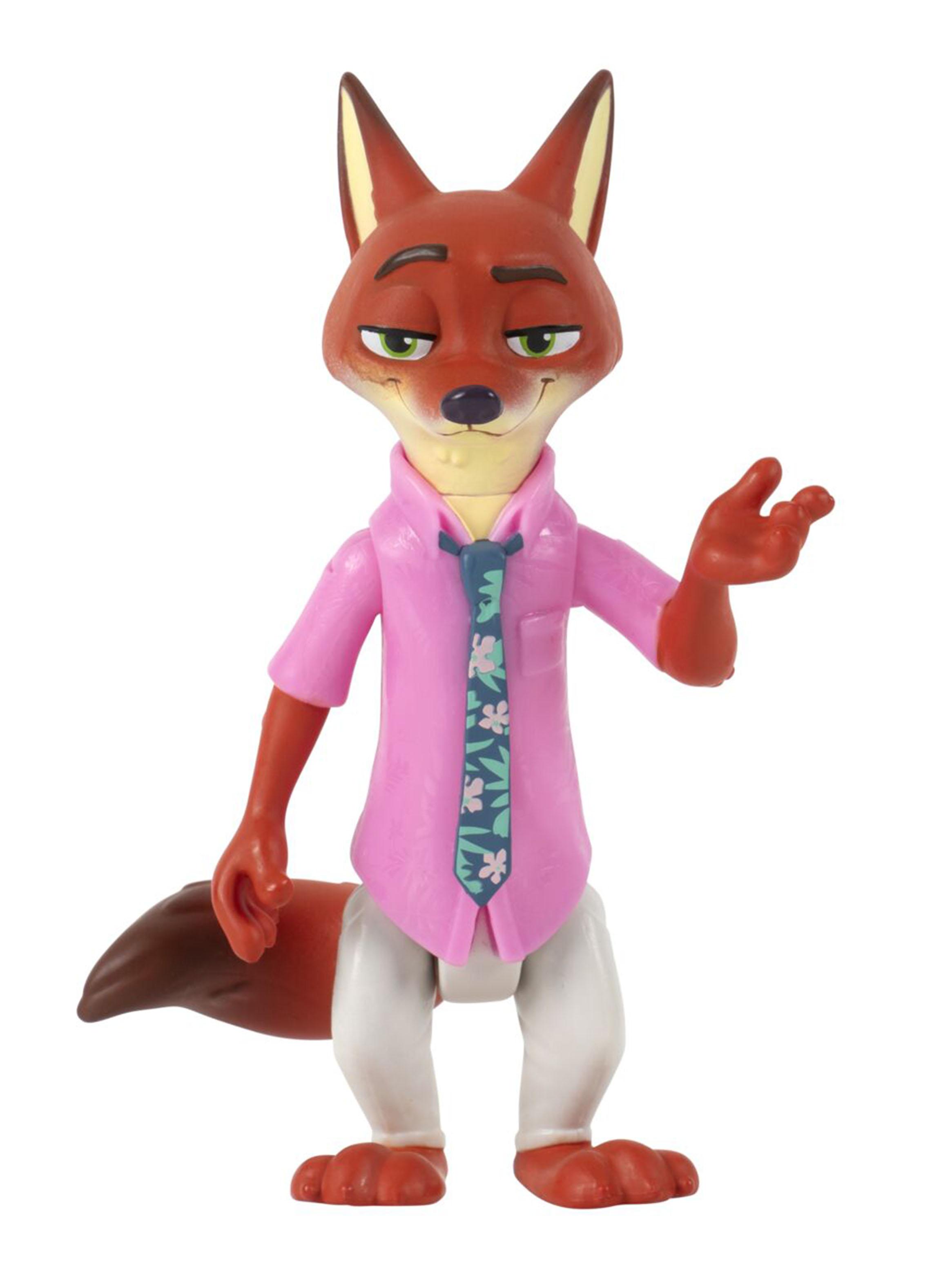 Set 2 Figuras de Acción Nick Wilde y Nibbles Zootopia-3