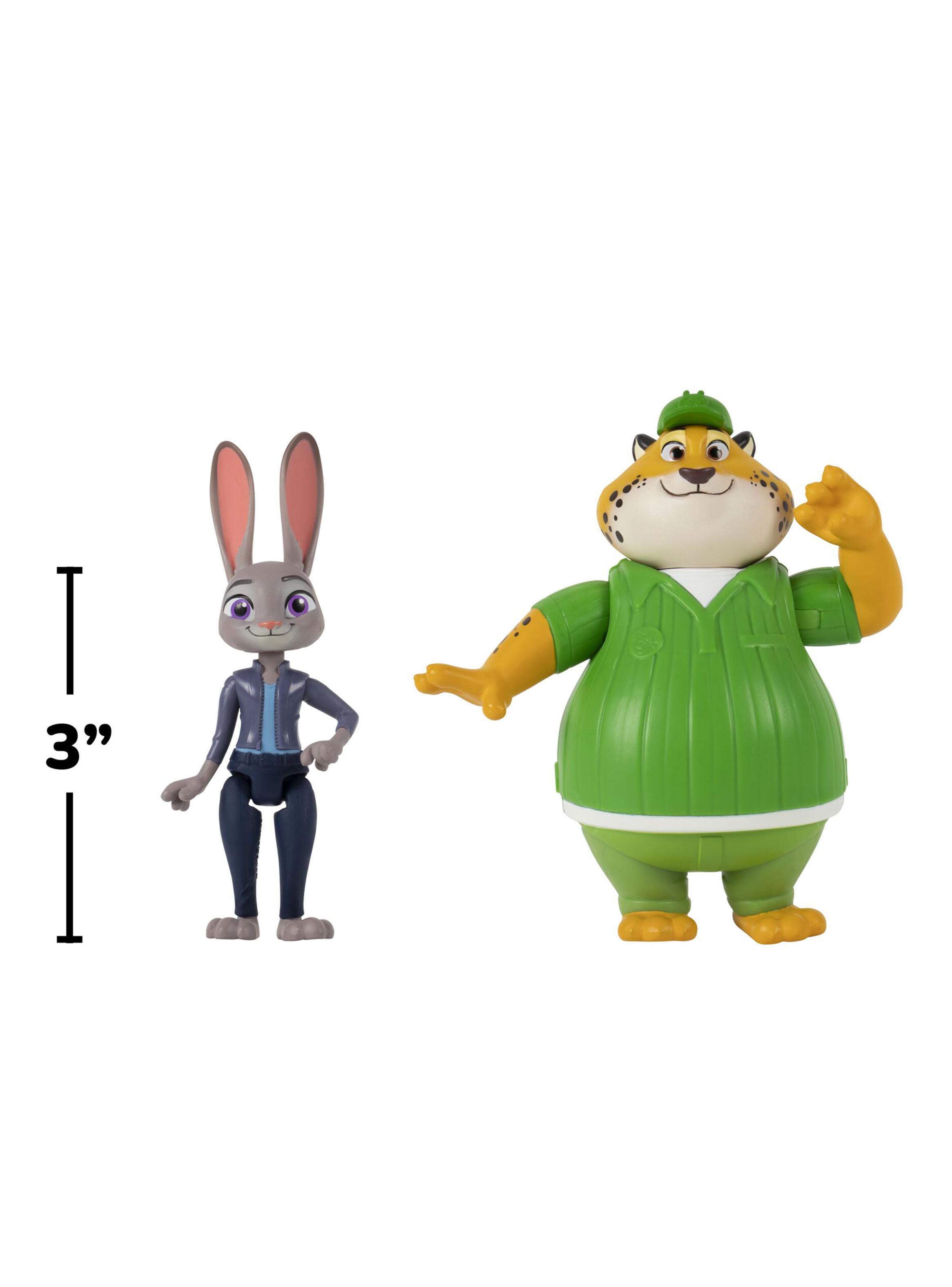 Set 2 Figuras de Acción Judy y Clawhauser Zootopia-3