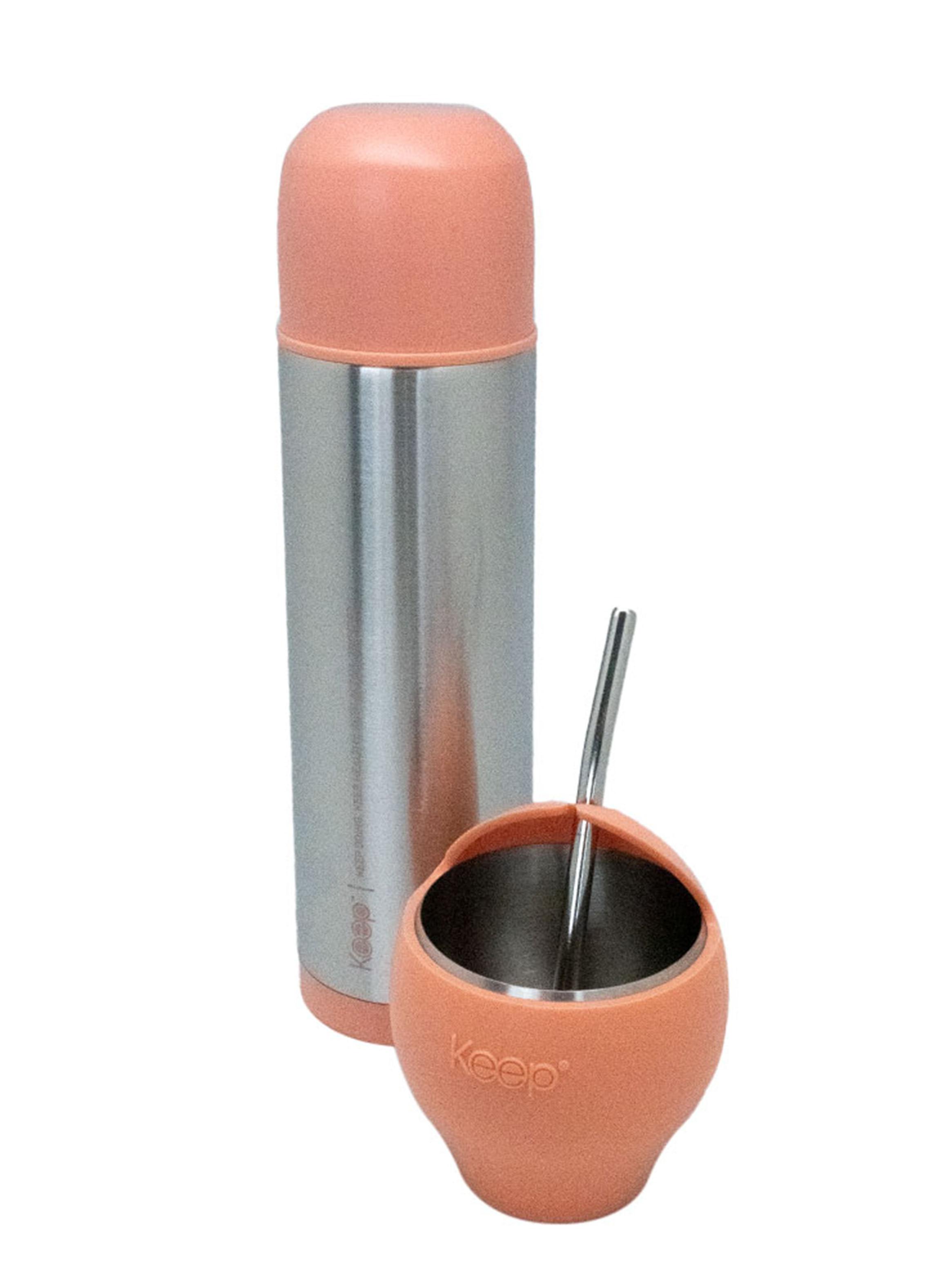 Set Mate + Termo Bala 500 ml Coral-1