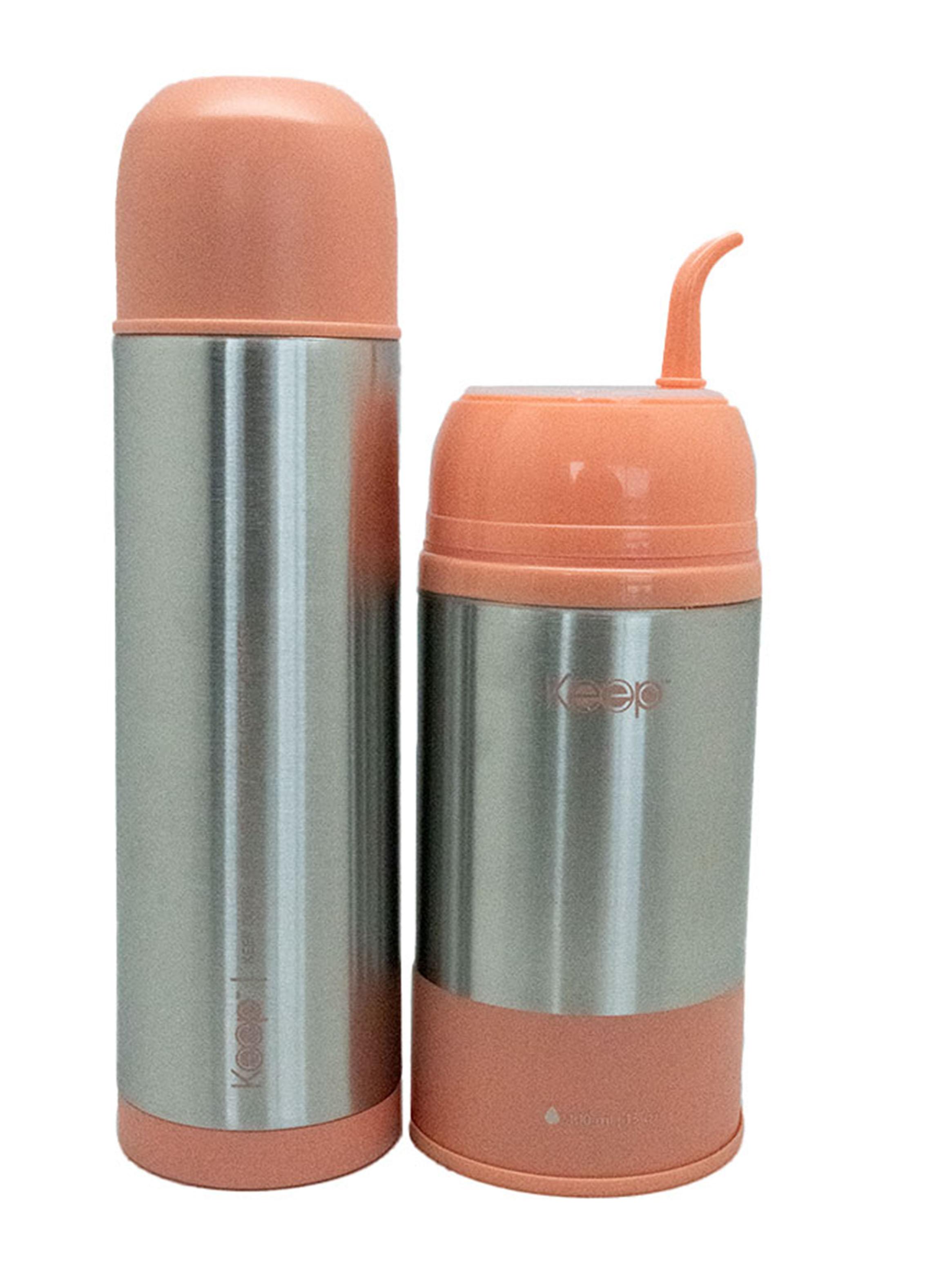 Set Termo Mate + Termo Bala 500 ml Coral-0