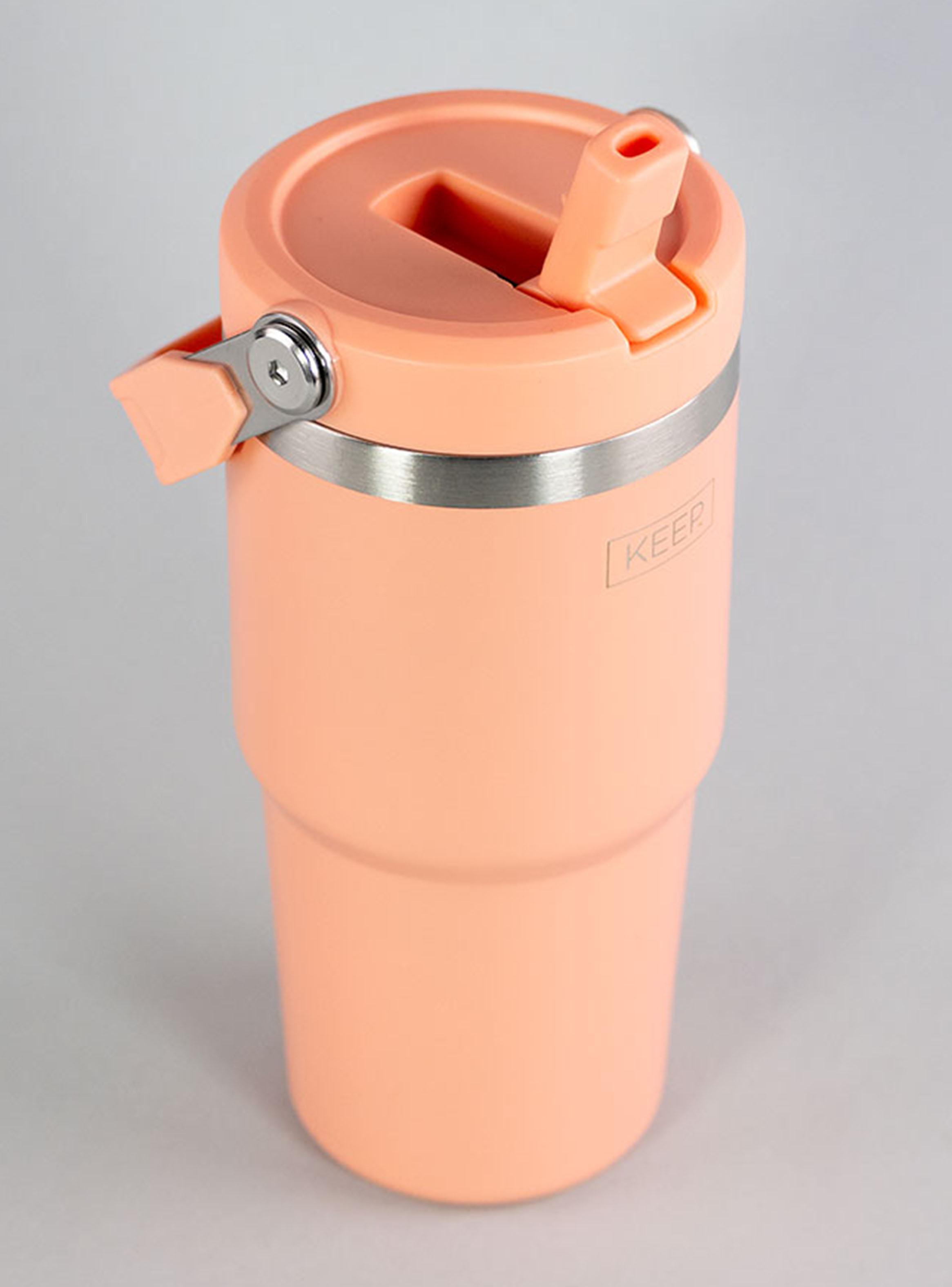 Botella Insulada con Mango Acero Inoxidable 590 ml Coral-2