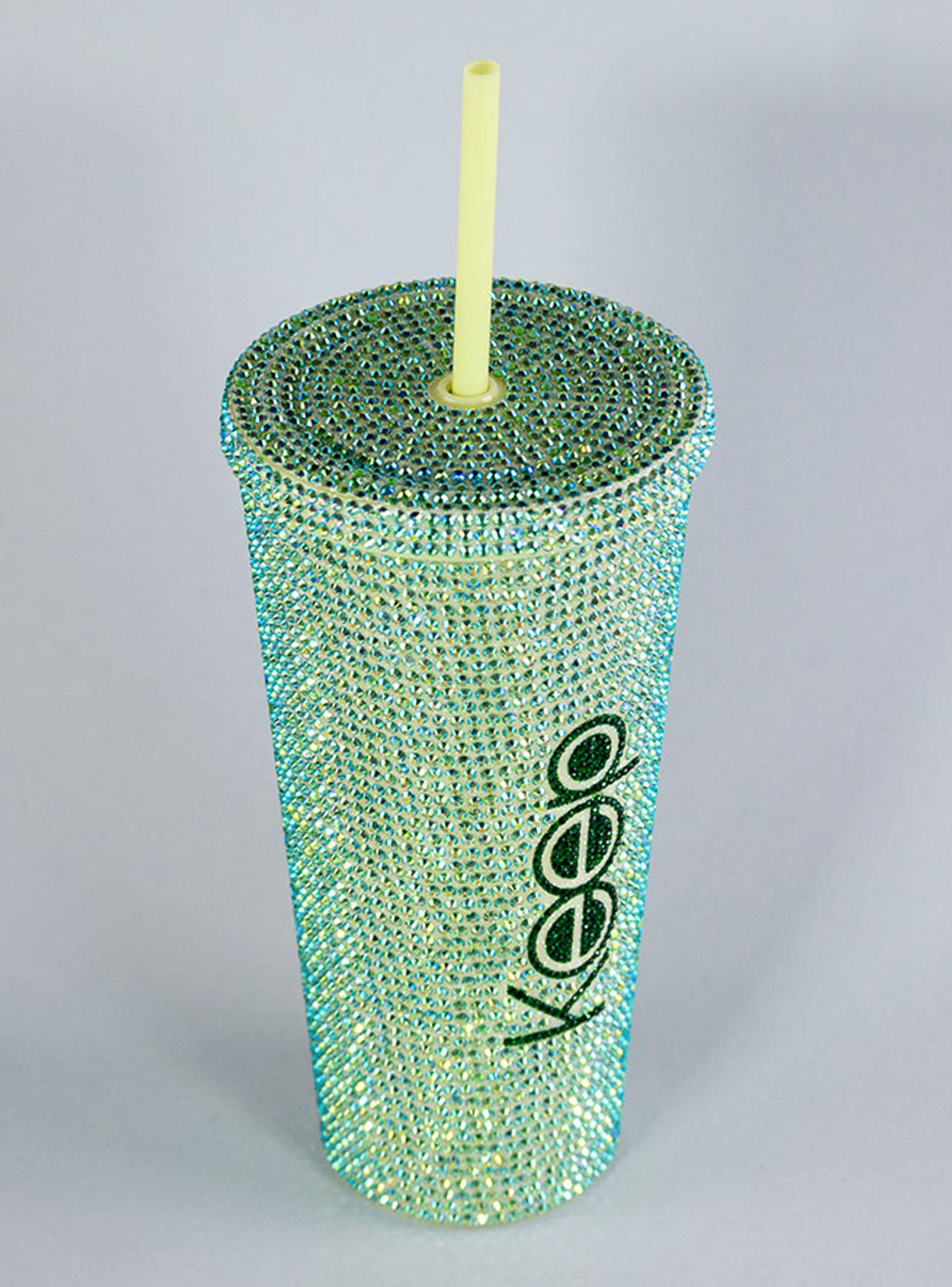 Vaso Tumbler Shinny Plástico 650 ml Pistacho-2