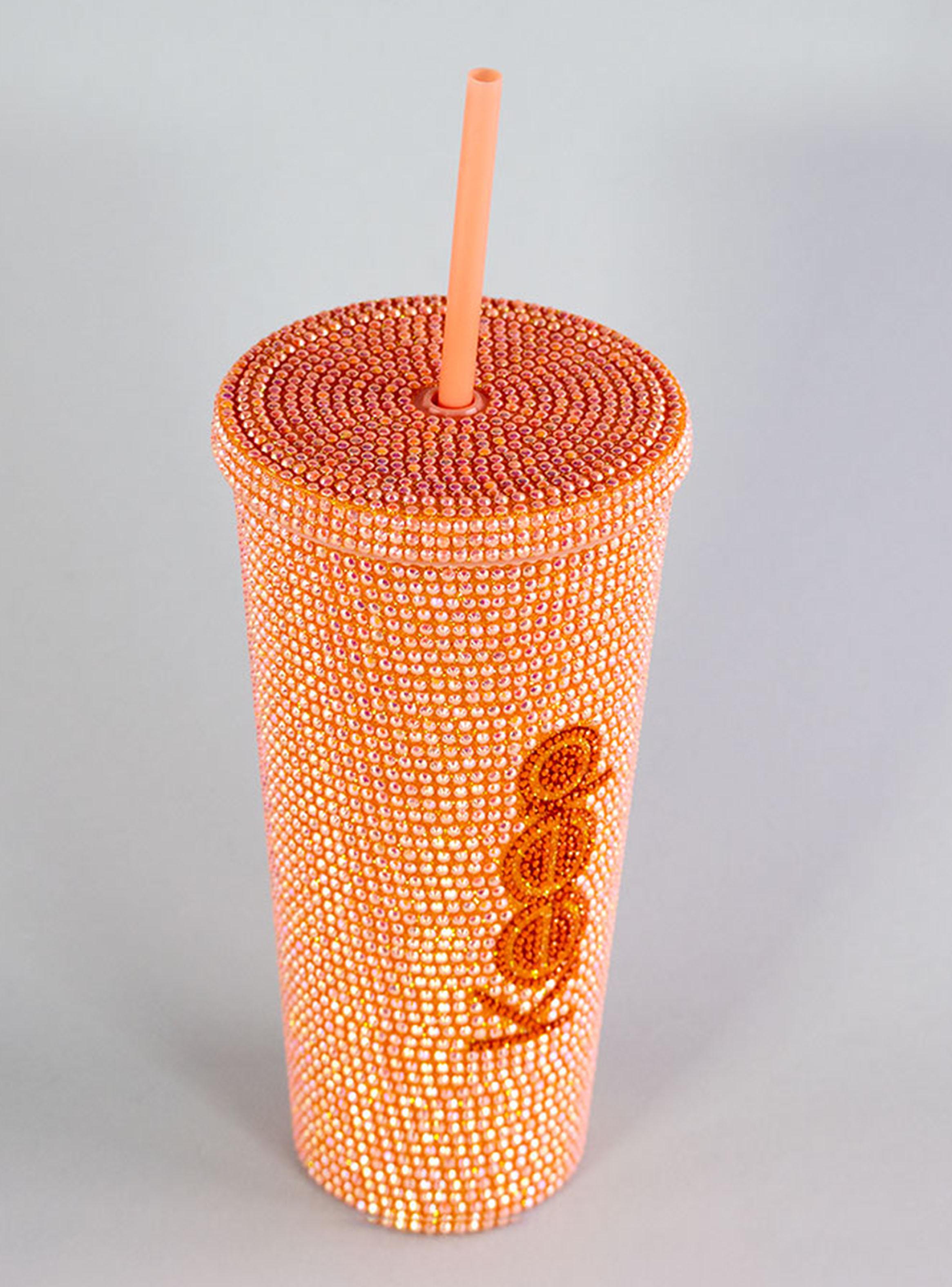 Vaso Tumbler Shinny Plástico 650 ml Coral-2